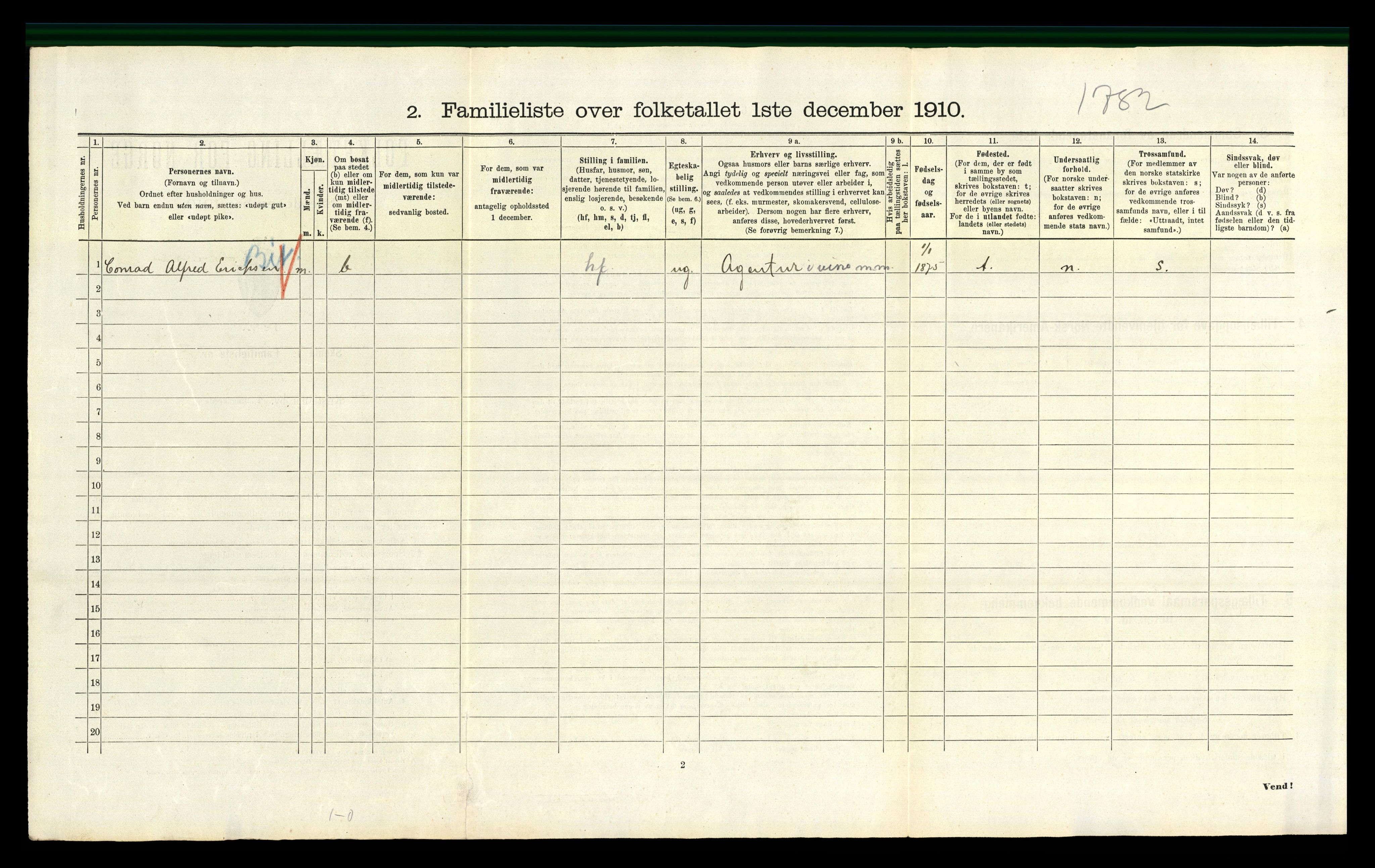 RA, 1910 census for Kristiania, 1910, p. 72226