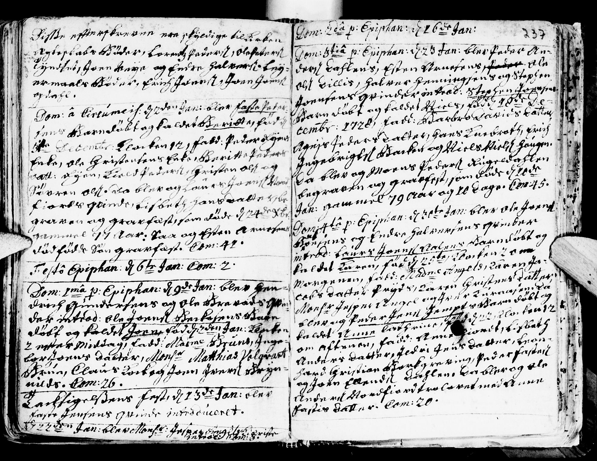 Ministerialprotokoller, klokkerbøker og fødselsregistre - Sør-Trøndelag, SAT/A-1456/681/L0924: Parish register (official) no. 681A02, 1720-1731, p. 236-237