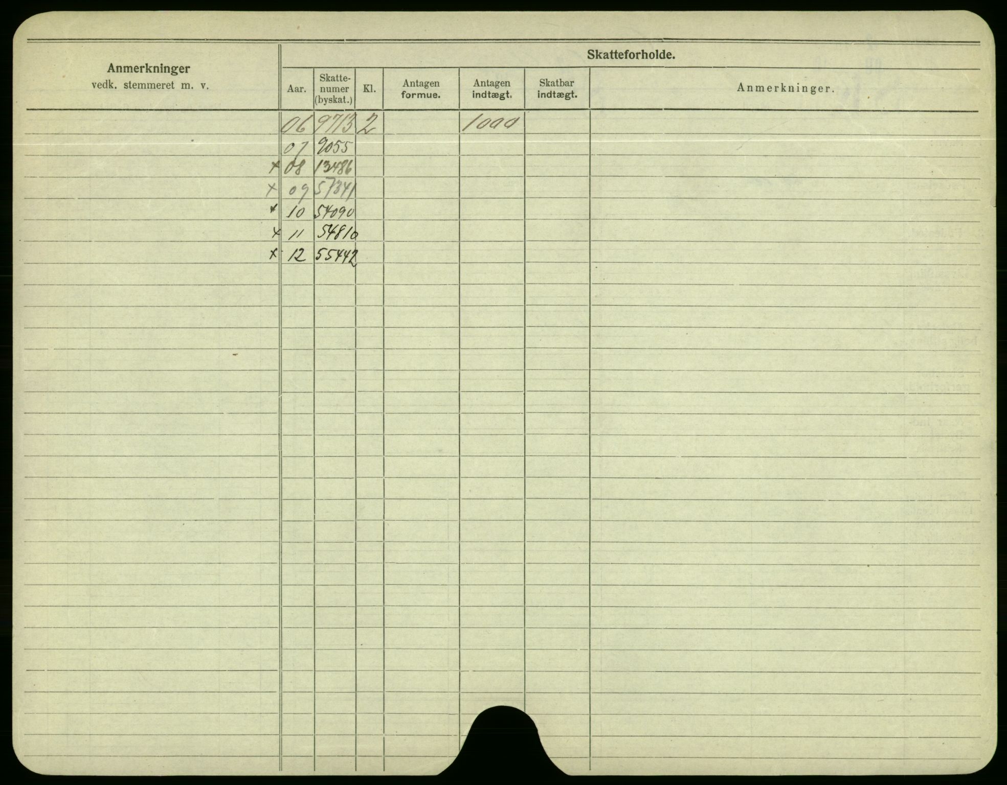 Oslo folkeregister, Registerkort, AV/SAO-A-11715/F/Fa/Fac/L0003: Menn, 1906-1914, p. 376b