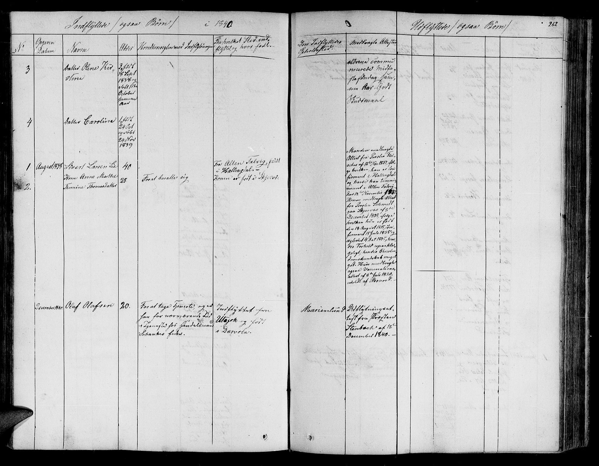 Lebesby sokneprestkontor, SATØ/S-1353/H/Ha/L0003kirke: Parish register (official) no. 3, 1833-1852, p. 262