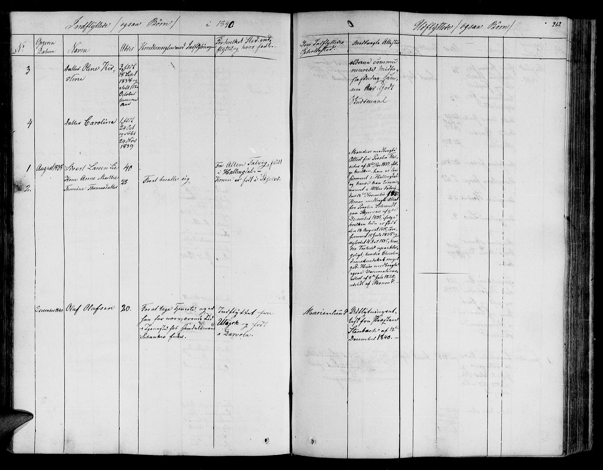 Lebesby sokneprestkontor, AV/SATØ-S-1353/H/Ha/L0003kirke: Parish register (official) no. 3, 1833-1852, p. 262