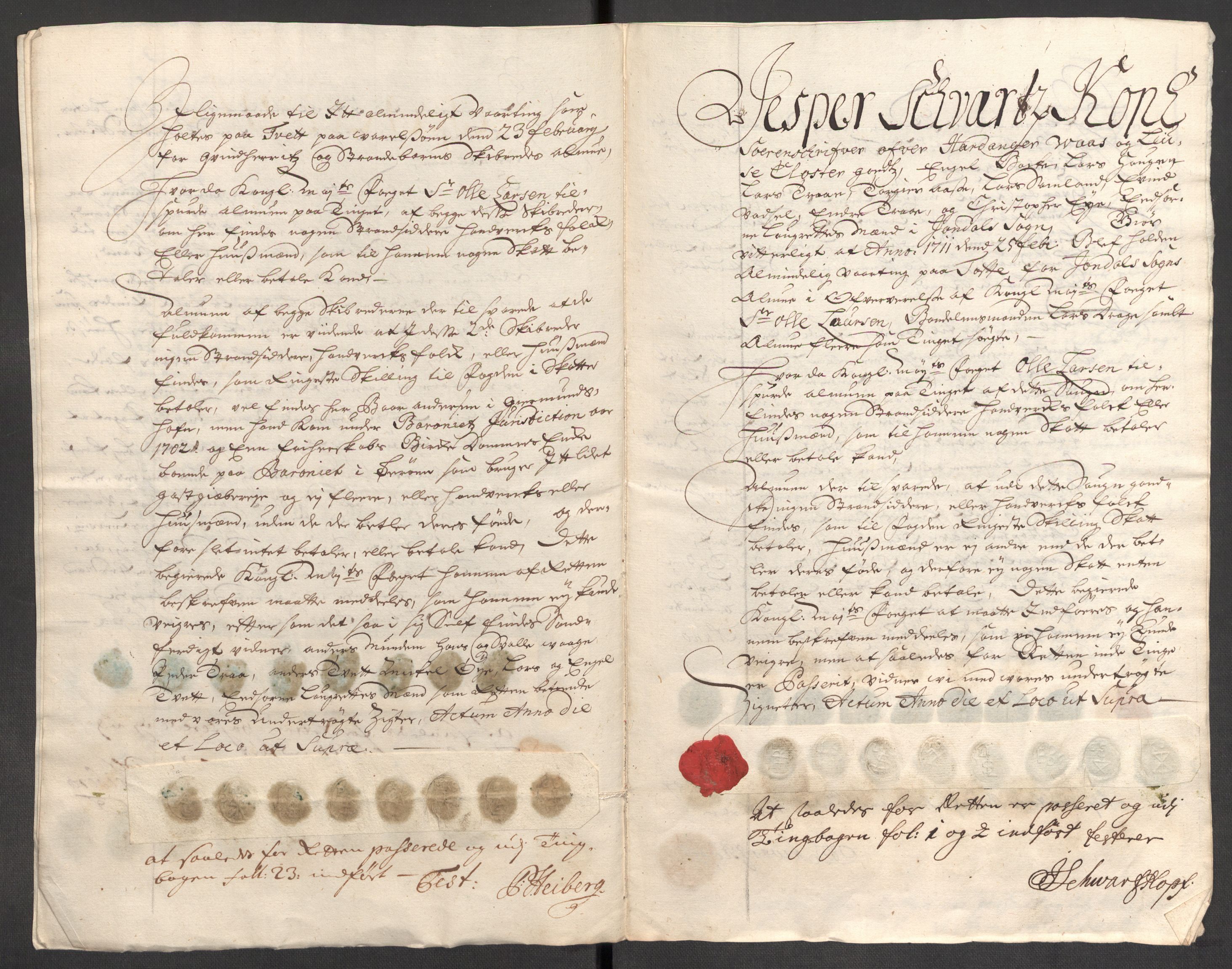 Rentekammeret inntil 1814, Reviderte regnskaper, Fogderegnskap, AV/RA-EA-4092/R48/L2986: Fogderegnskap Sunnhordland og Hardanger, 1709-1710, p. 490