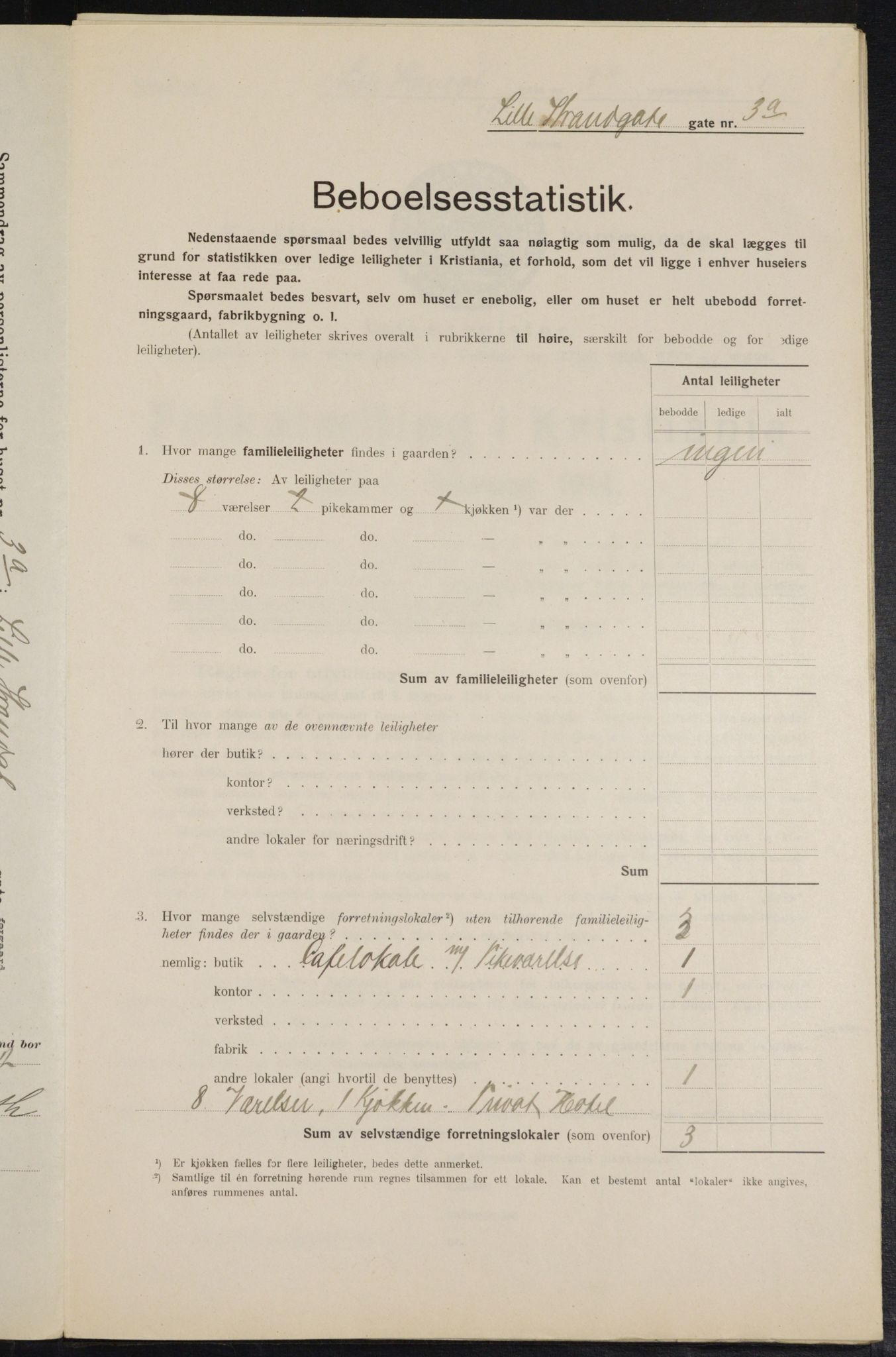 OBA, Municipal Census 1914 for Kristiania, 1914, p. 57498