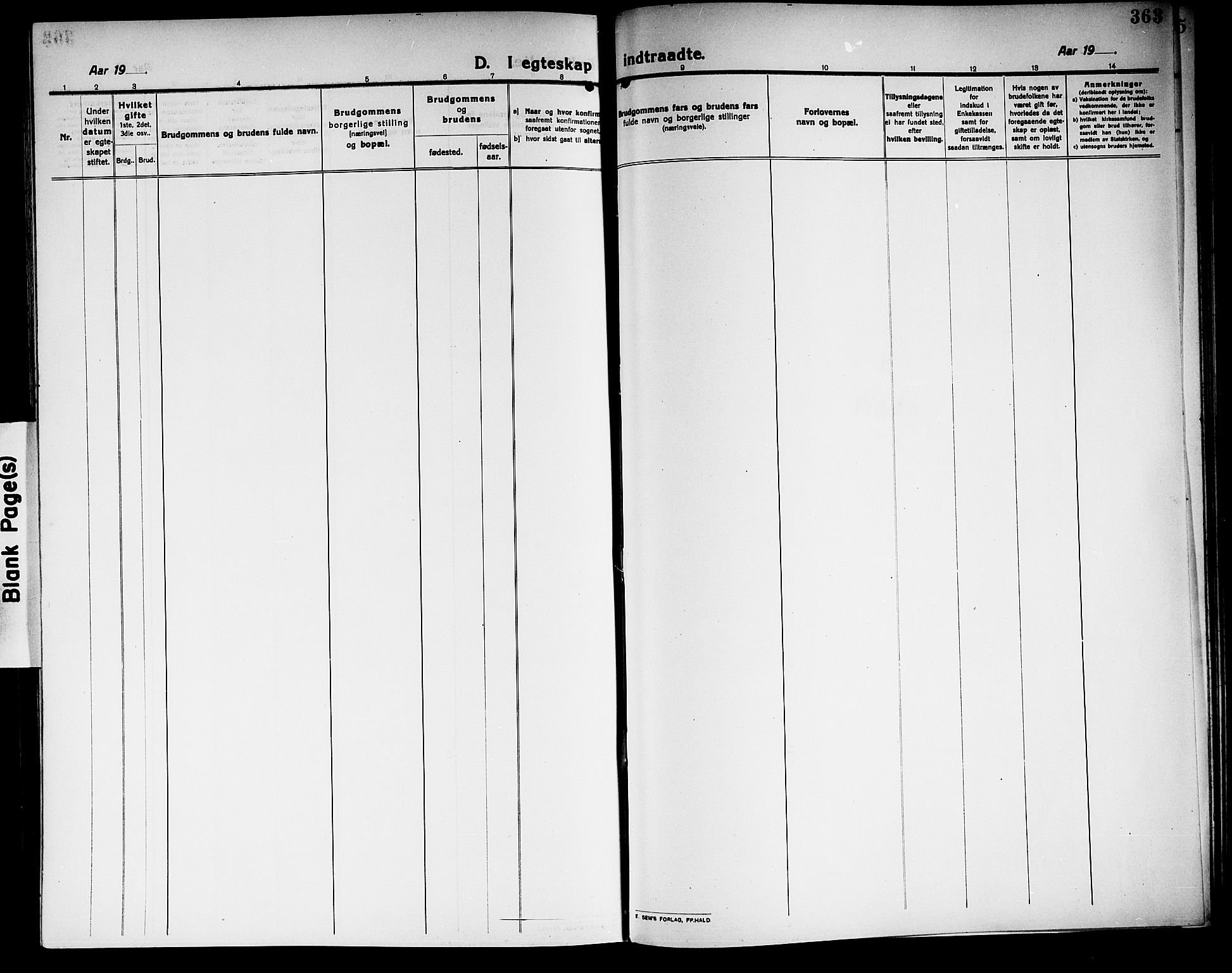 Sandar kirkebøker, AV/SAKO-A-243/G/Ga/L0003: Parish register (copy) no. 3, 1916-1922, p. 363