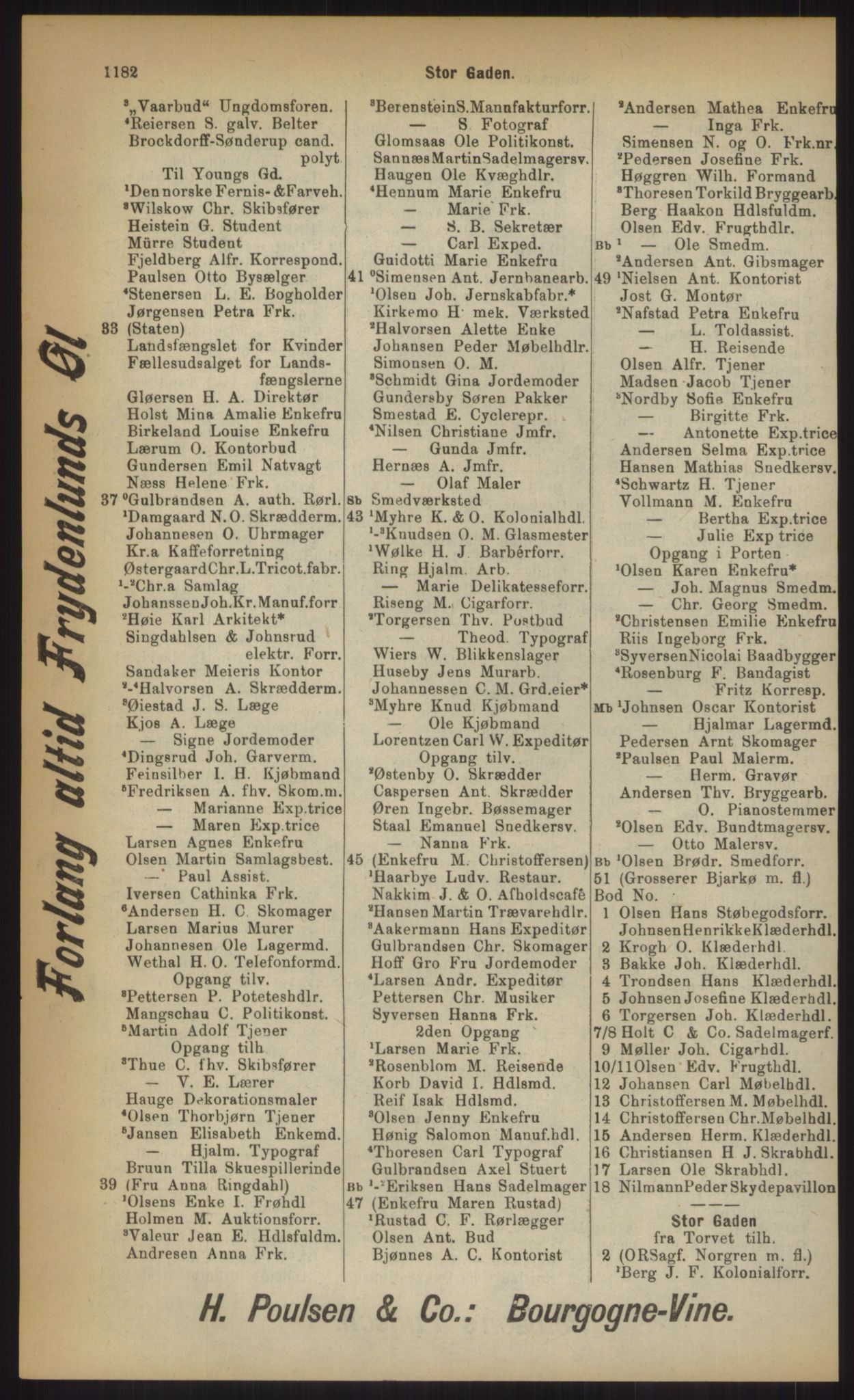 Kristiania/Oslo adressebok, PUBL/-, 1903, p. 1182