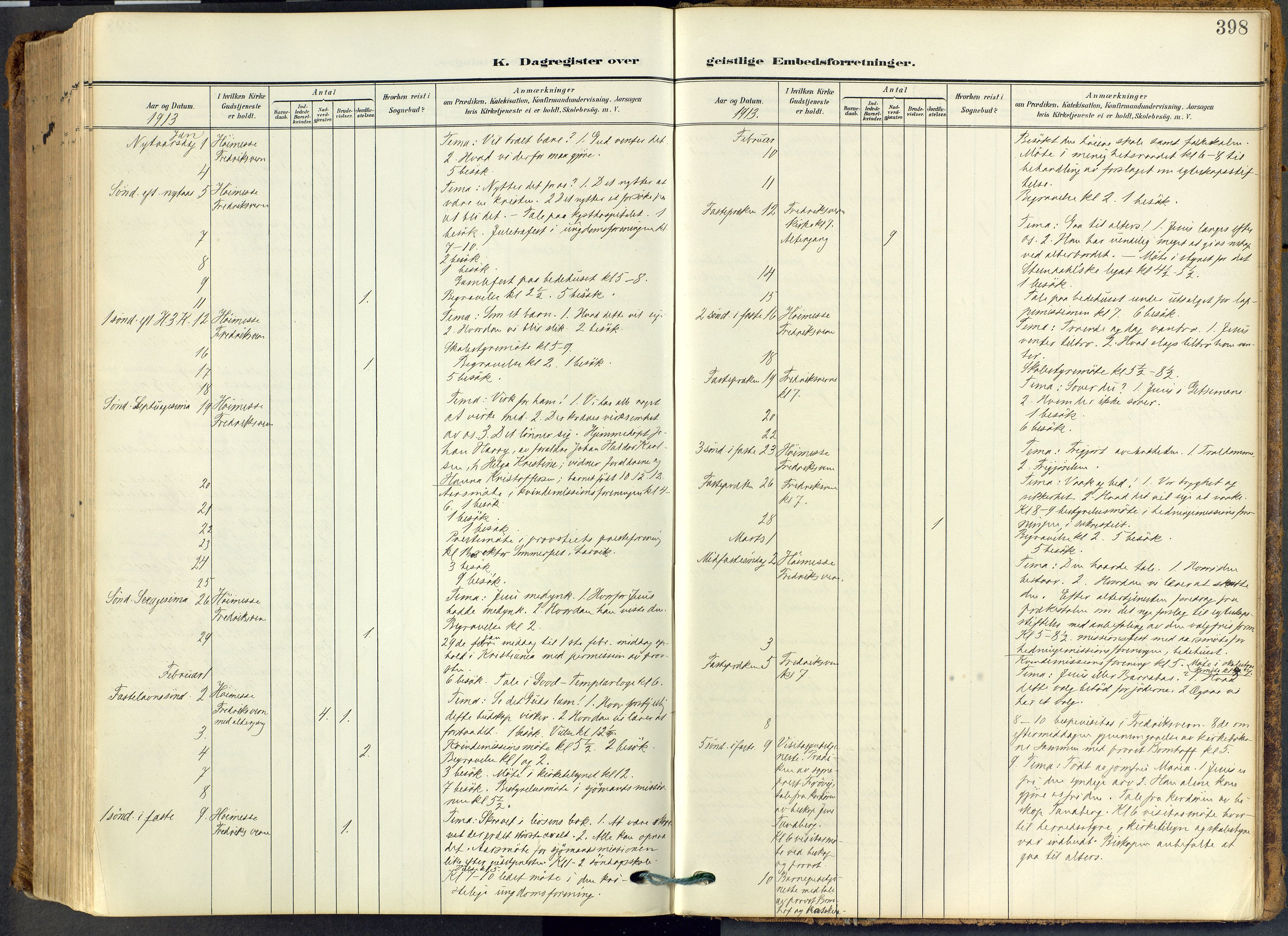 Stavern kirkebøker, SAKO/A-318/F/Fa/L0009: Parish register (official) no. 9, 1906-1955, p. 398