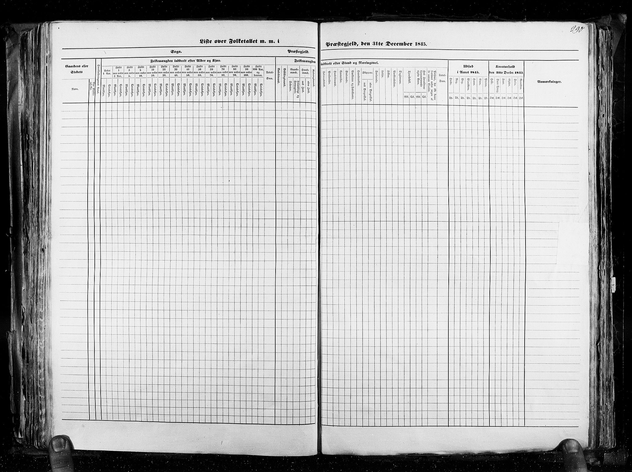 RA, Census 1845, vol. 3: Hedemarken amt og Kristians amt, 1845, p. 290