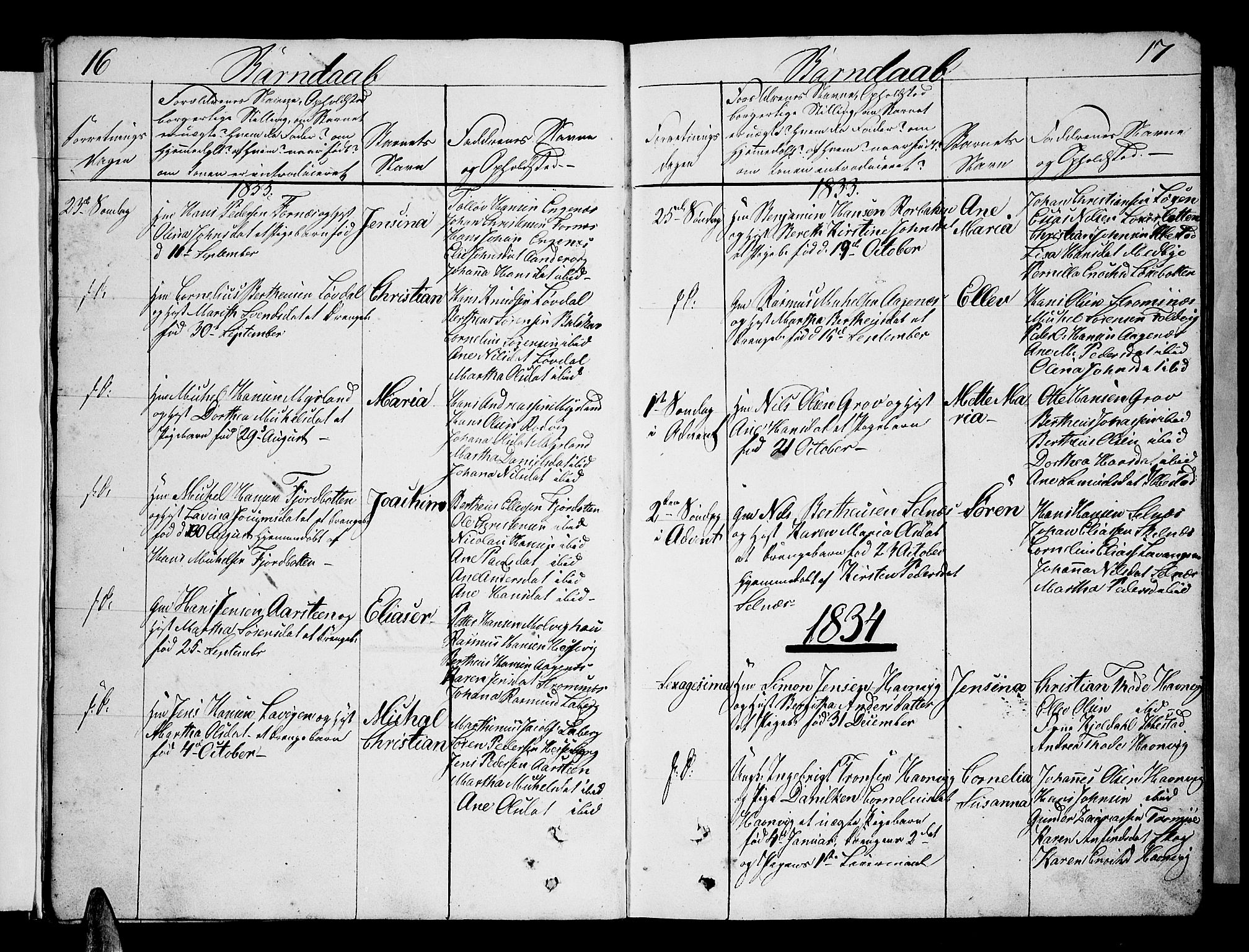 Ibestad sokneprestembete, SATØ/S-0077/H/Ha/Hab/L0003klokker: Parish register (copy) no. 3, 1833-1852, p. 16-17