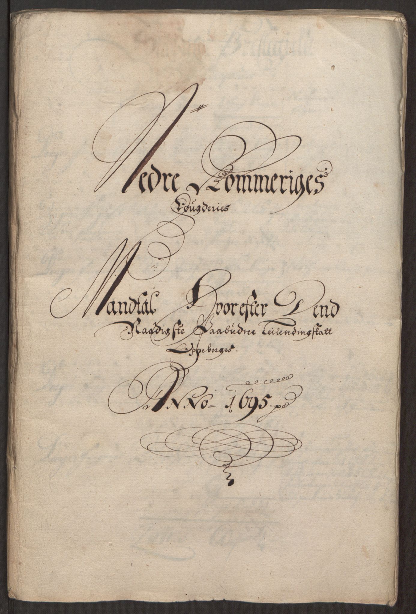 Rentekammeret inntil 1814, Reviderte regnskaper, Fogderegnskap, RA/EA-4092/R11/L0579: Fogderegnskap Nedre Romerike, 1694-1695, p. 283