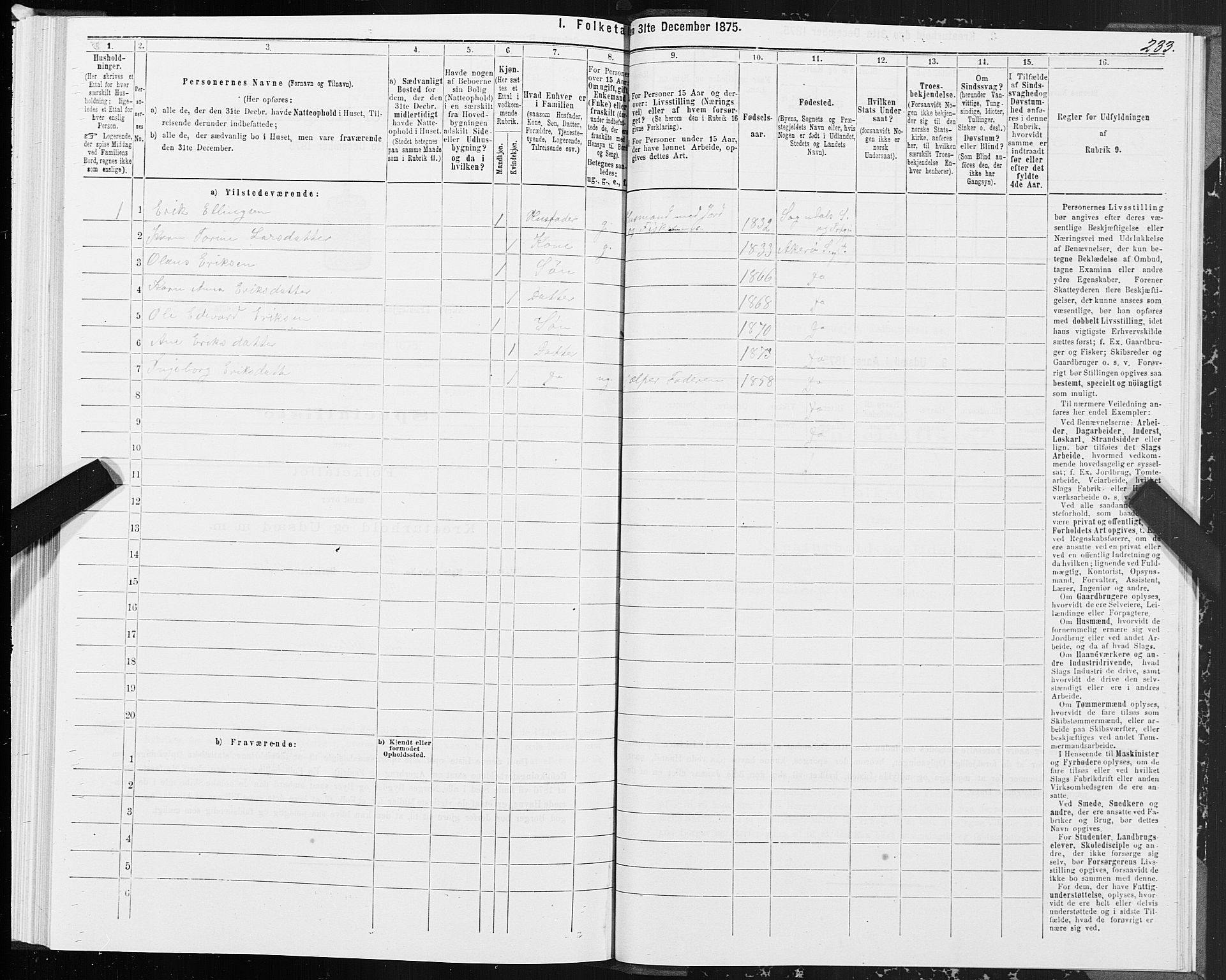 SAT, 1875 census for 1545P Aukra, 1875, p. 2233