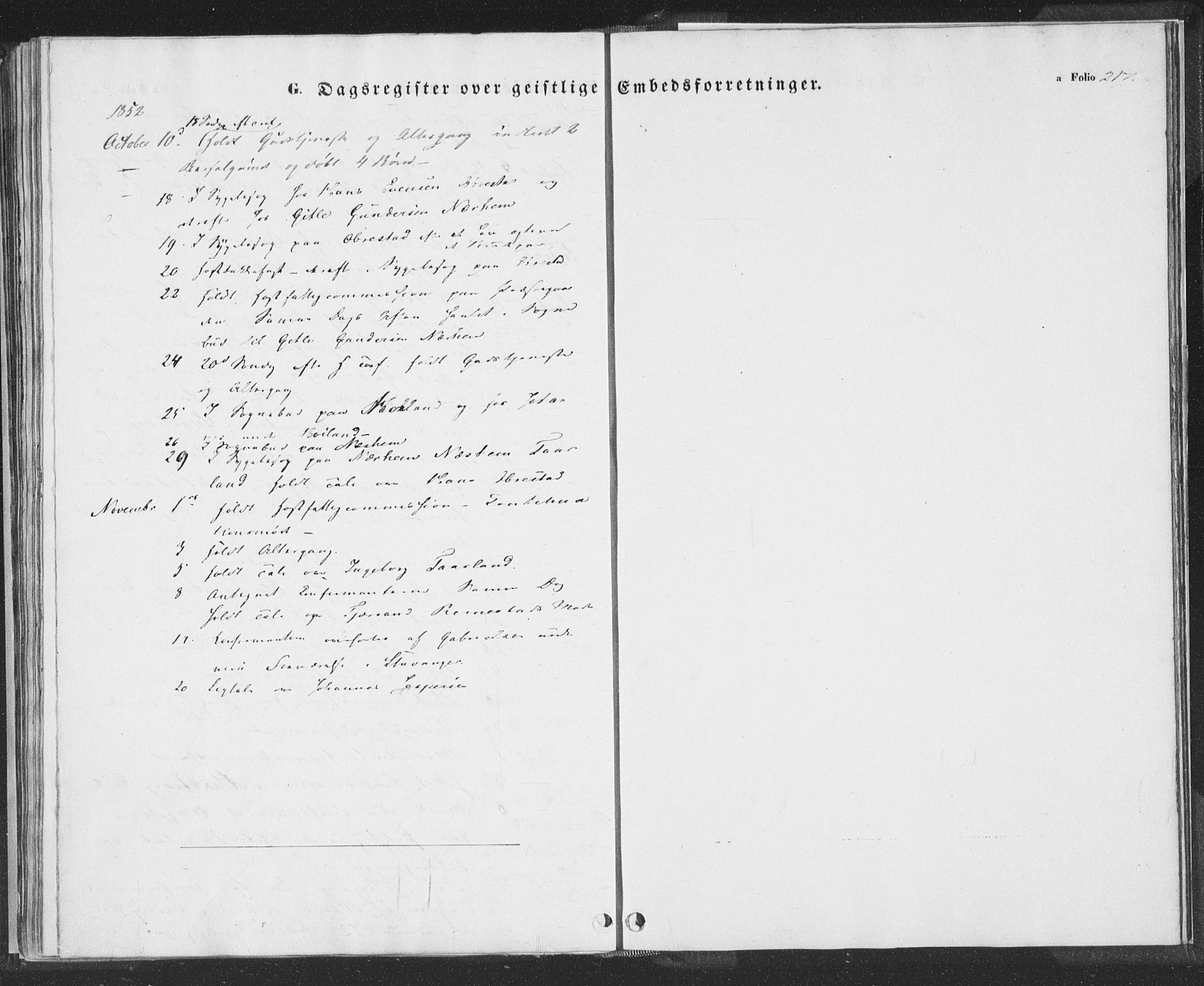 Hå sokneprestkontor, AV/SAST-A-101801/001/30BA/L0006: Parish register (official) no. A 5, 1842-1853, p. 217