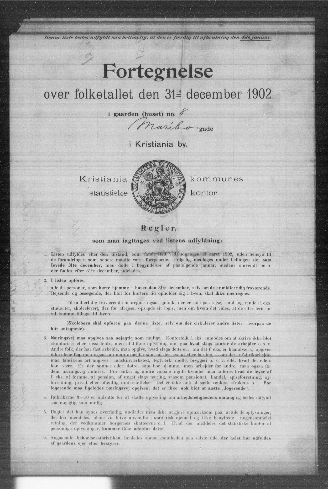 OBA, Municipal Census 1902 for Kristiania, 1902, p. 11570