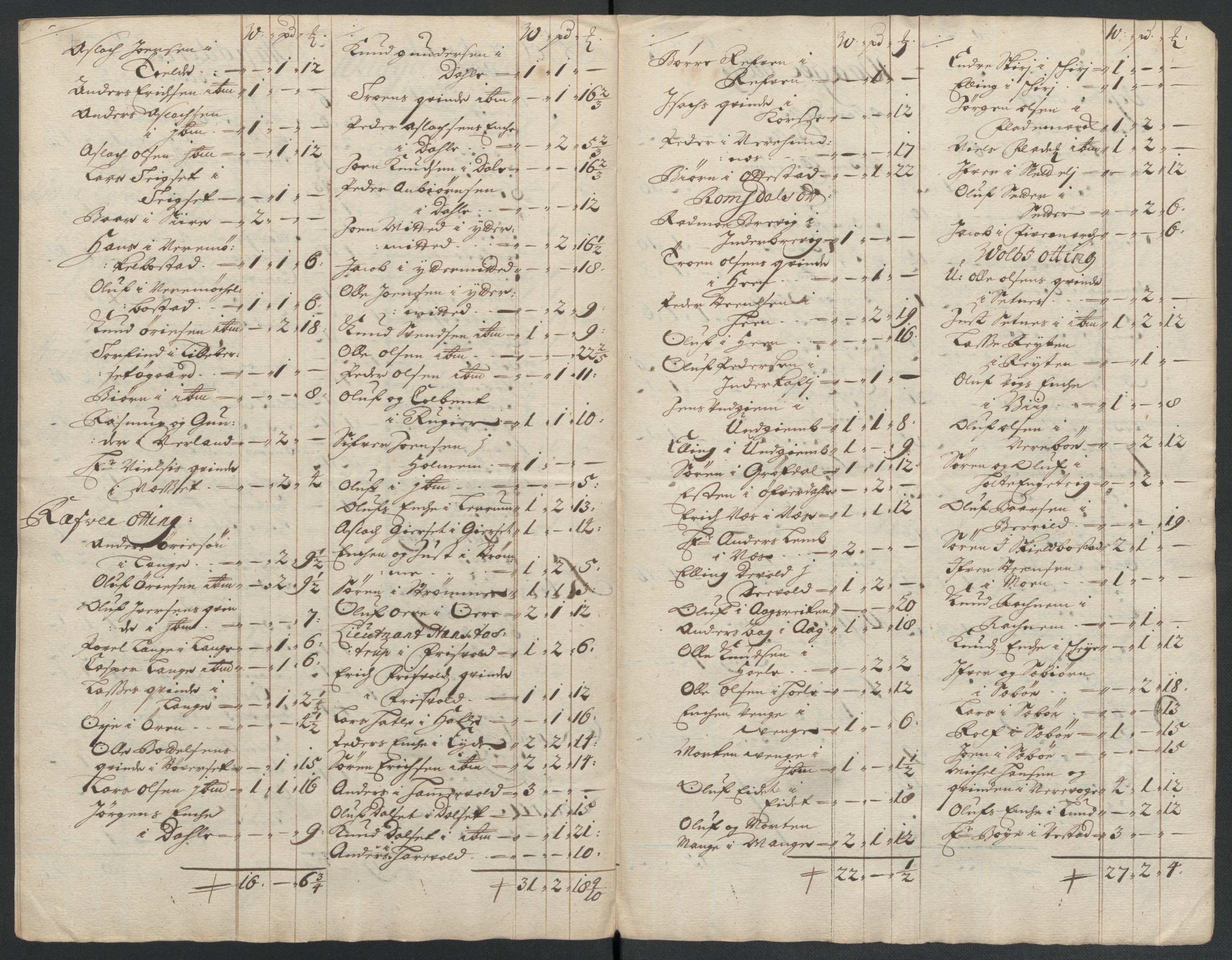 Rentekammeret inntil 1814, Reviderte regnskaper, Fogderegnskap, AV/RA-EA-4092/R55/L3653: Fogderegnskap Romsdal, 1697-1698, p. 368