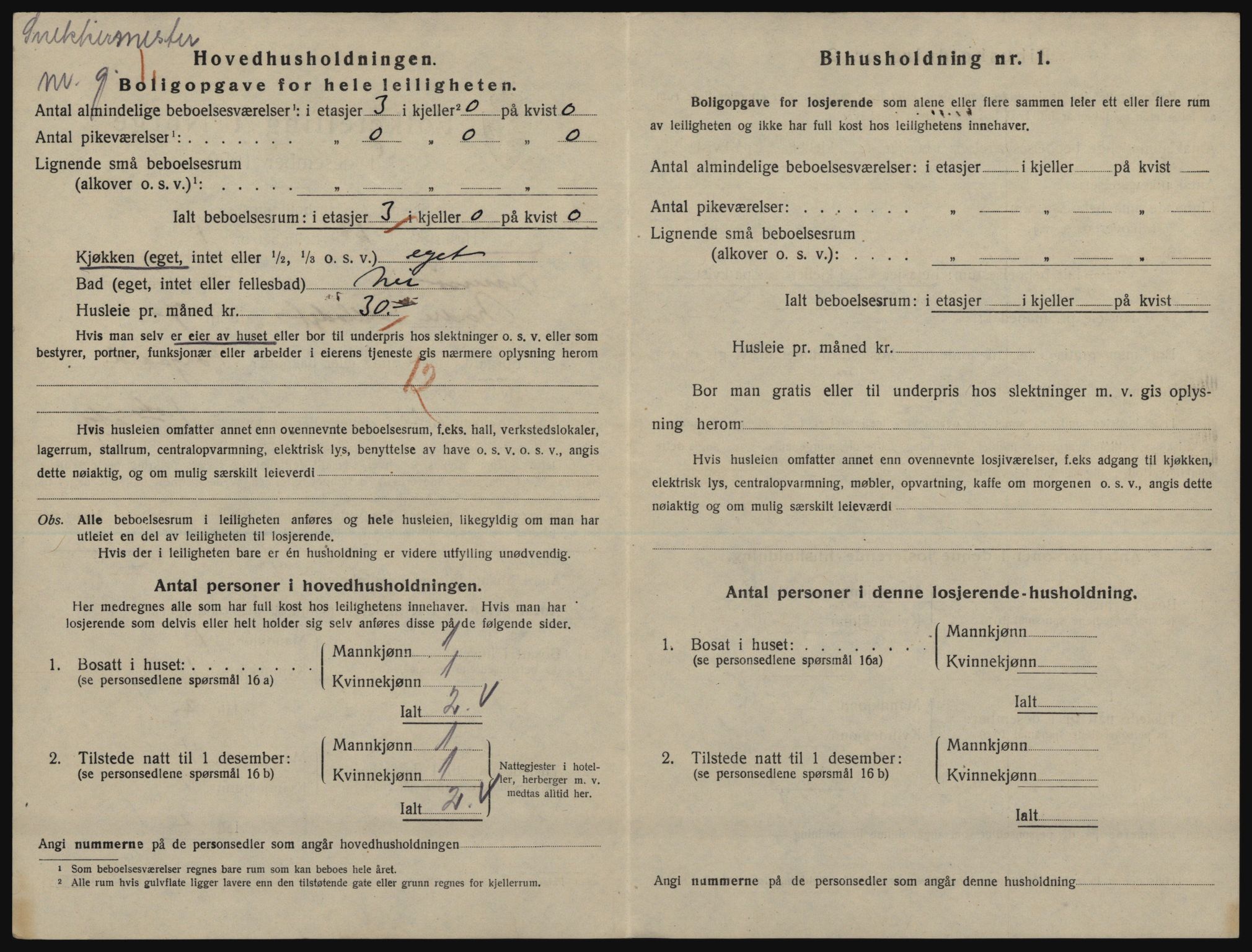 SATØ, 1920 census for Tromsø, 1920, p. 6164