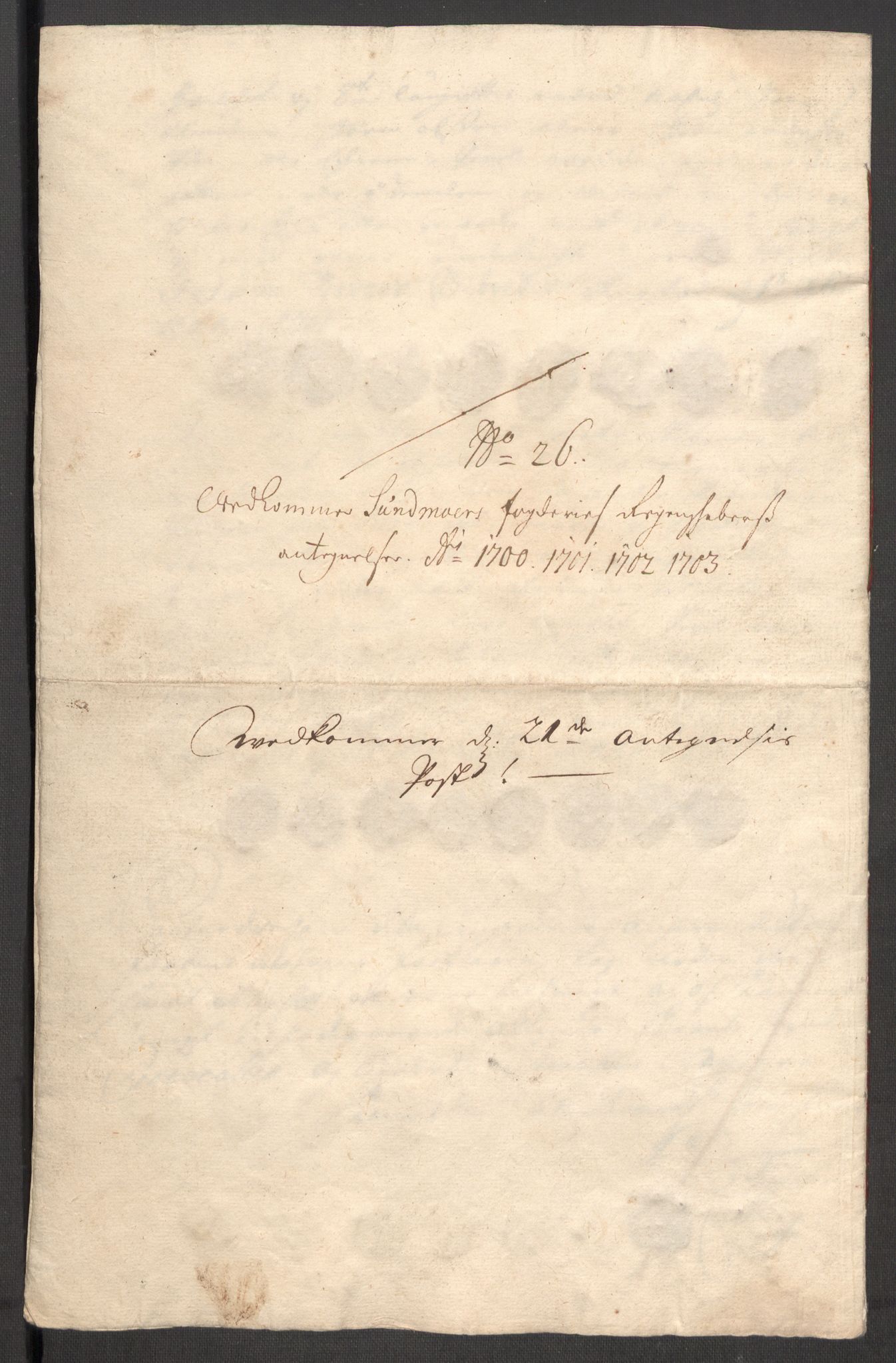 Rentekammeret inntil 1814, Reviderte regnskaper, Fogderegnskap, AV/RA-EA-4092/R54/L3559: Fogderegnskap Sunnmøre, 1702-1703, p. 467