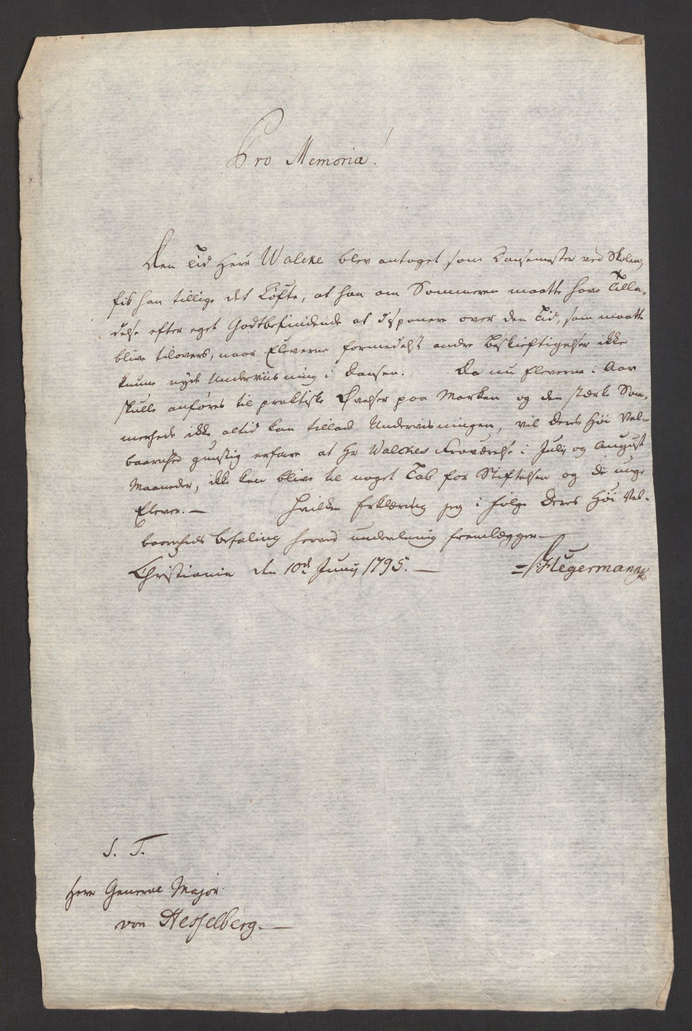Hesselberg, Hans Jacob Henning, AV/RA-PA-0056/F/L0002: --, 1793-1809, p. 7