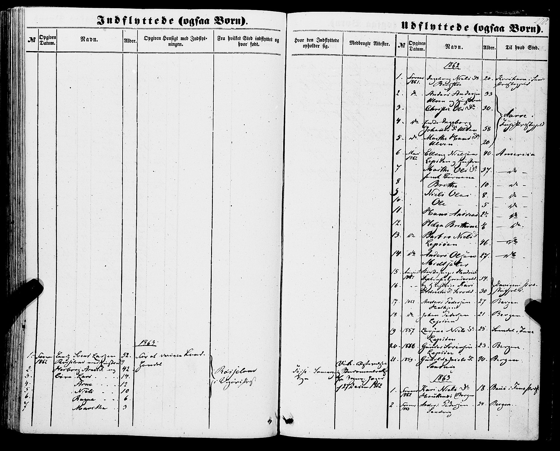 Os sokneprestembete, SAB/A-99929: Parish register (official) no. A 17, 1860-1873, p. 278