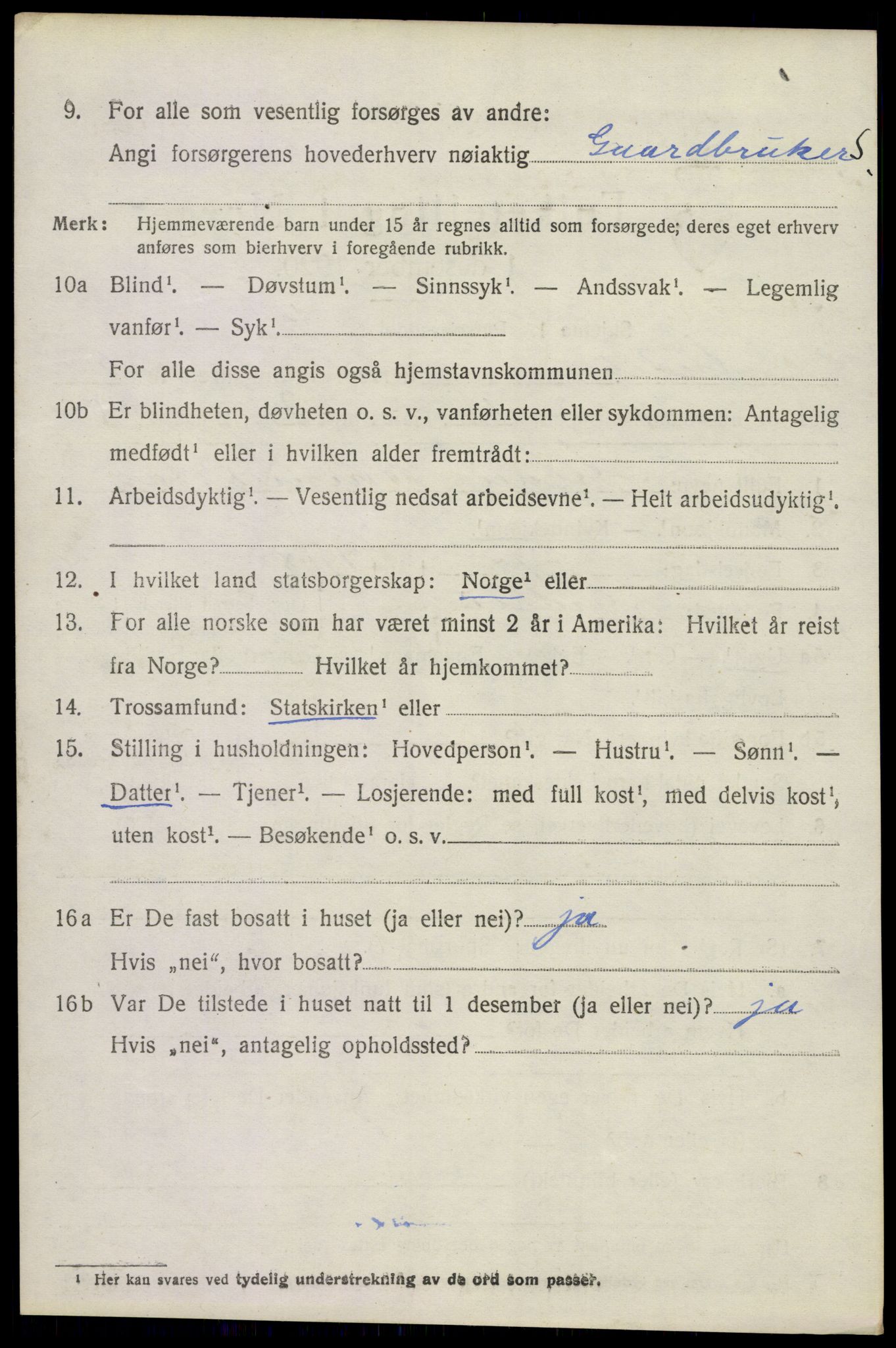SAKO, 1920 census for Andebu, 1920, p. 2649