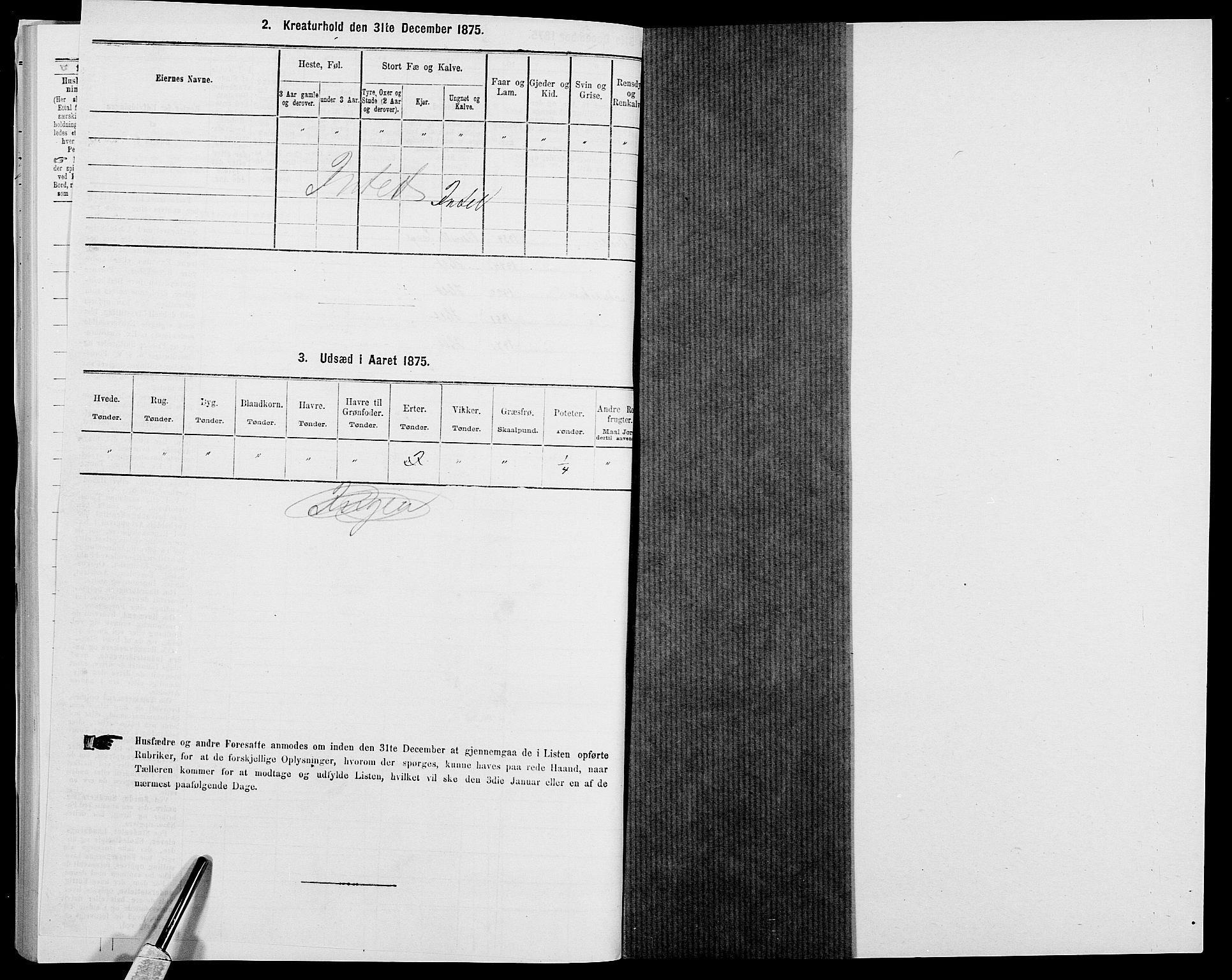 SAK, 1875 census for 0914L Holt/Holt, 1875, p. 187