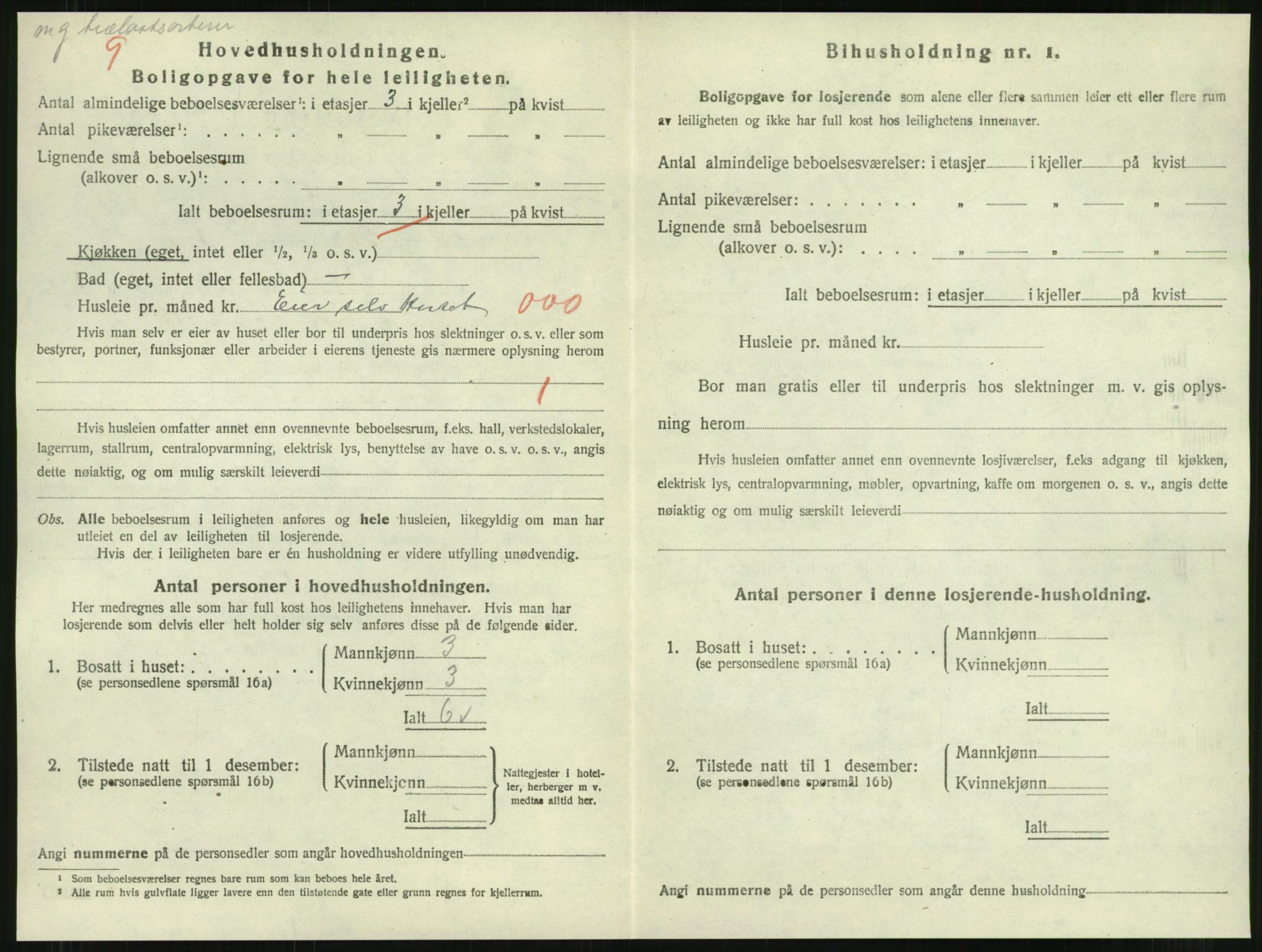 SAT, 1920 census for Namsos, 1920, p. 966