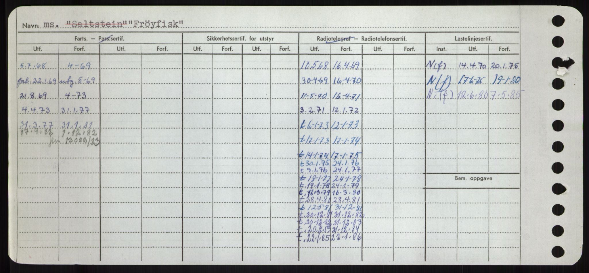 Sjøfartsdirektoratet med forløpere, Skipsmålingen, AV/RA-S-1627/H/Hd/L0011: Fartøy, Fla-Får, p. 568