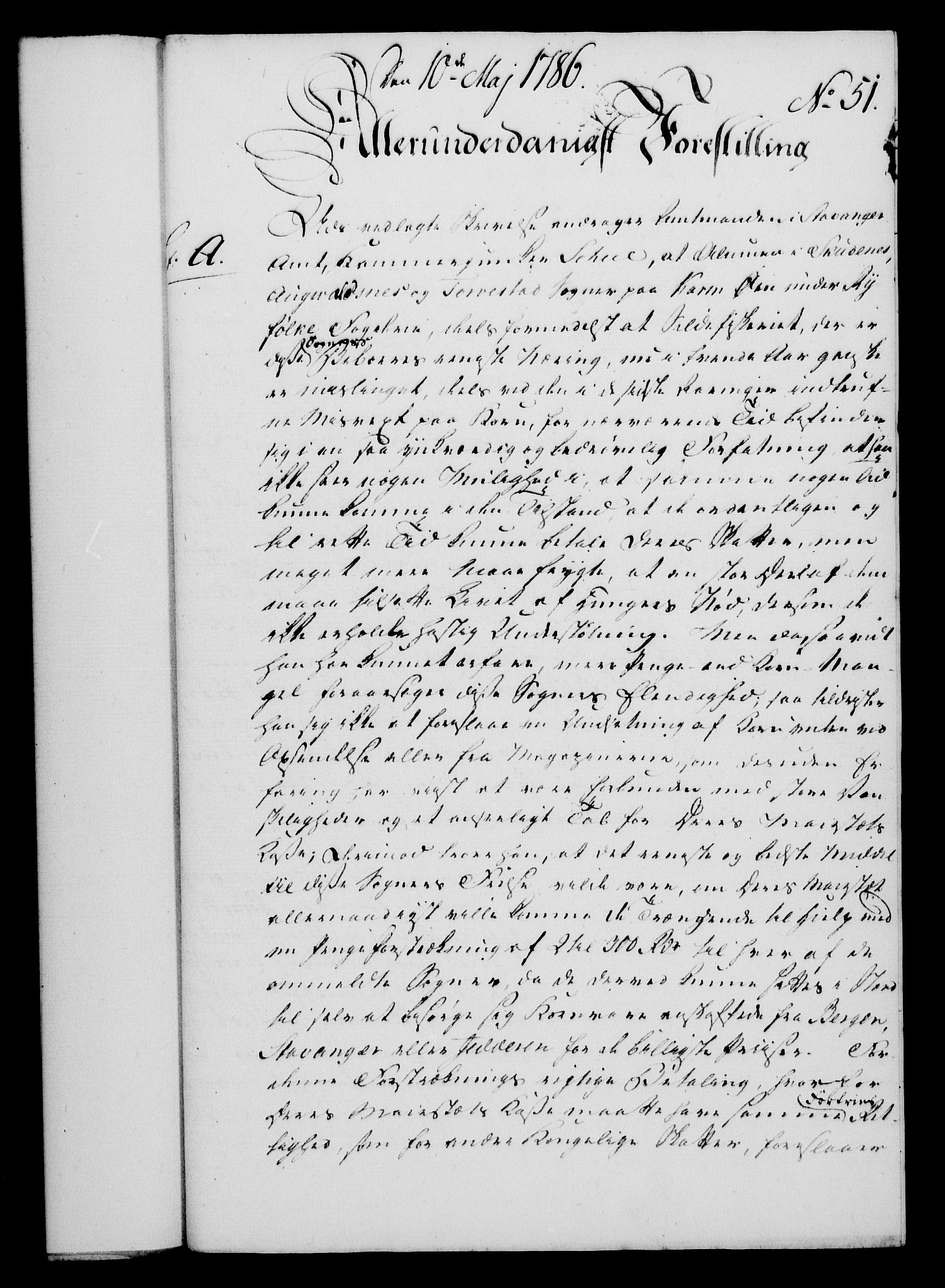 Rentekammeret, Kammerkanselliet, RA/EA-3111/G/Gf/Gfa/L0068: Norsk relasjons- og resolusjonsprotokoll (merket RK 52.68), 1786, p. 360