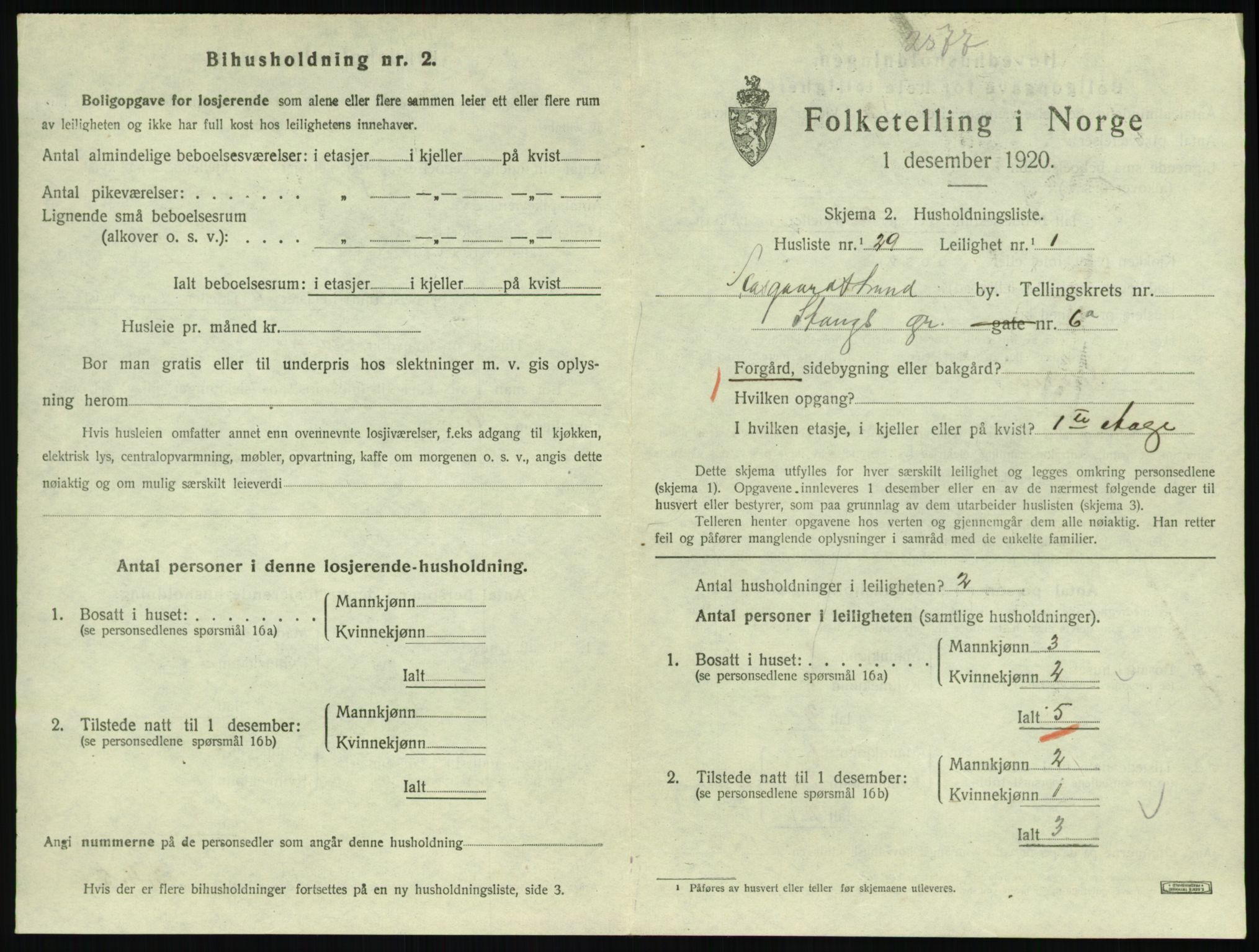 SAKO, 1920 census for Åsgårdstrand, 1920, p. 377