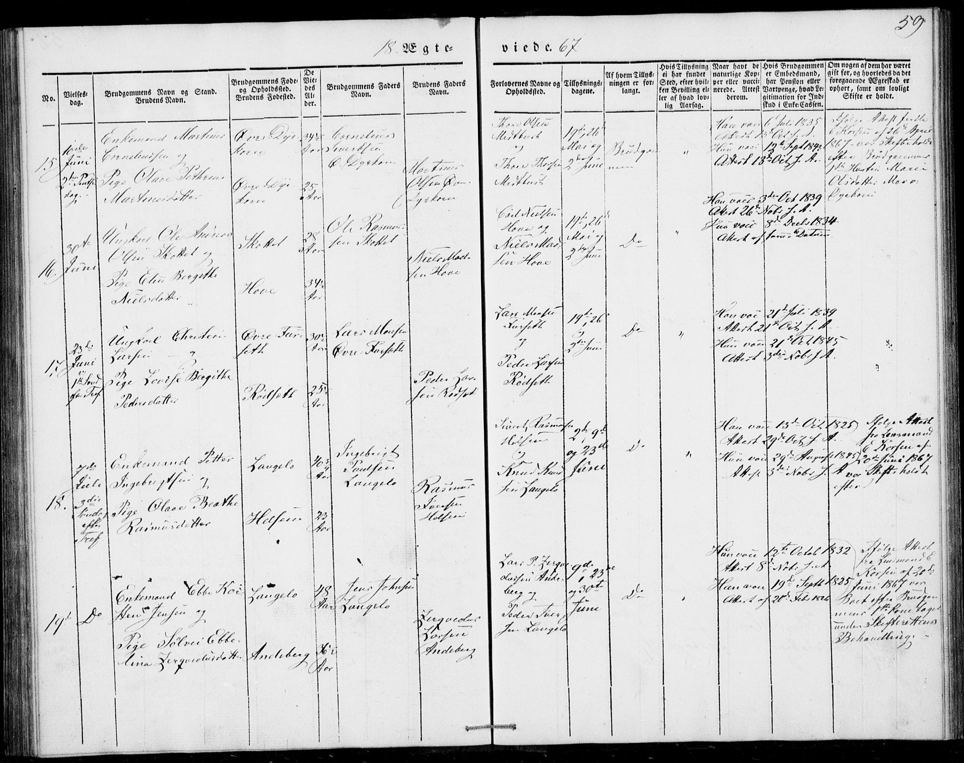 Ministerialprotokoller, klokkerbøker og fødselsregistre - Møre og Romsdal, AV/SAT-A-1454/520/L0276: Parish register (official) no. 520A06, 1844-1881, p. 59
