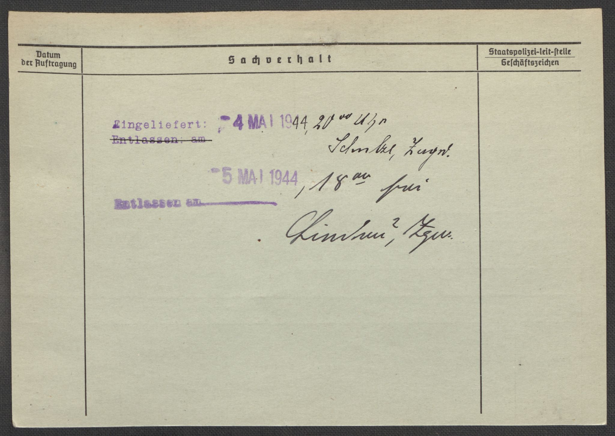 Befehlshaber der Sicherheitspolizei und des SD, AV/RA-RAFA-5969/E/Ea/Eaa/L0010: Register over norske fanger i Møllergata 19: Sø-Å, 1940-1945, p. 1239