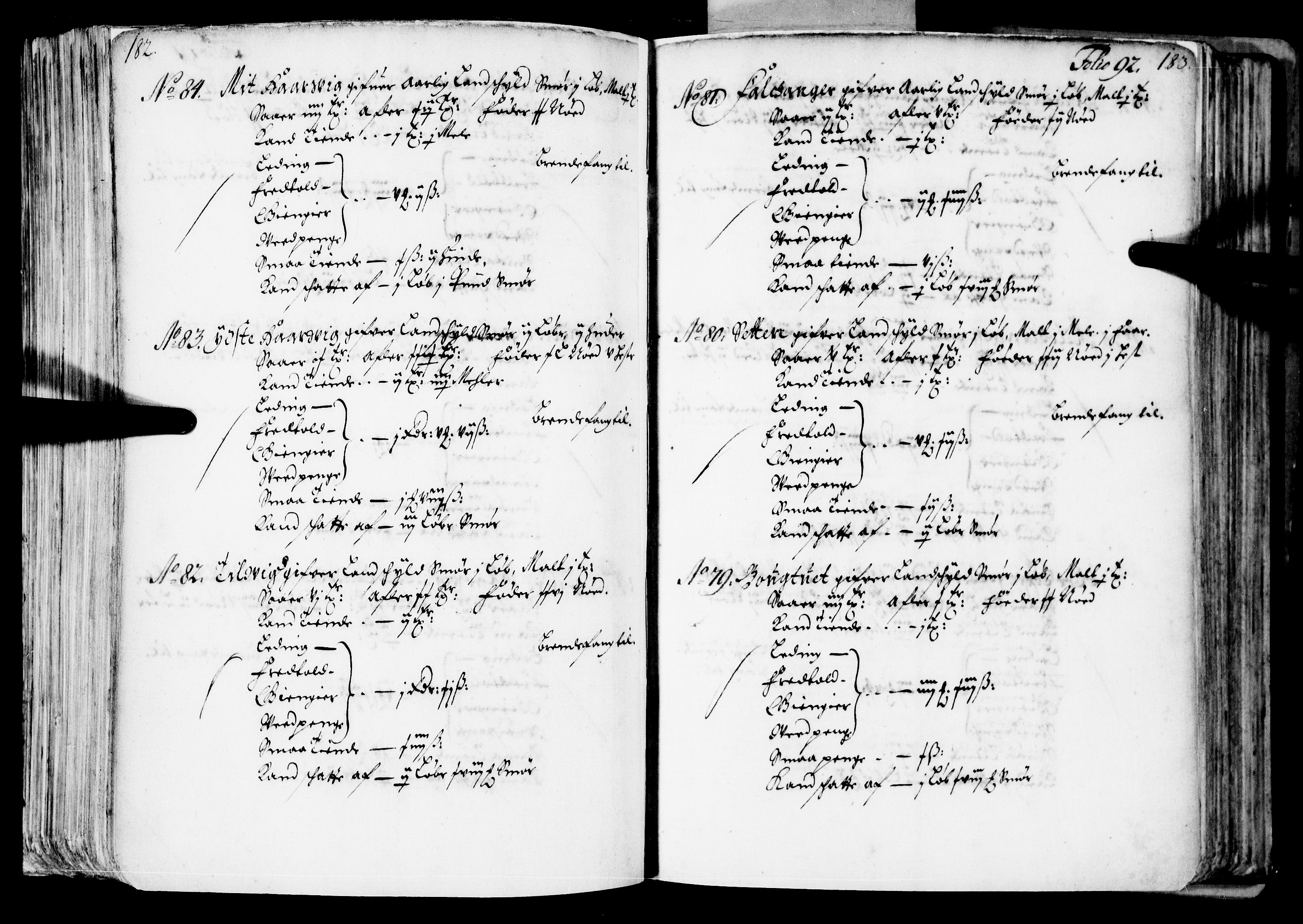 Rentekammeret inntil 1814, Realistisk ordnet avdeling, RA/EA-4070/N/Nb/Nba/L0039: Nordhordland fogderi, 1667, p. 91b-92a