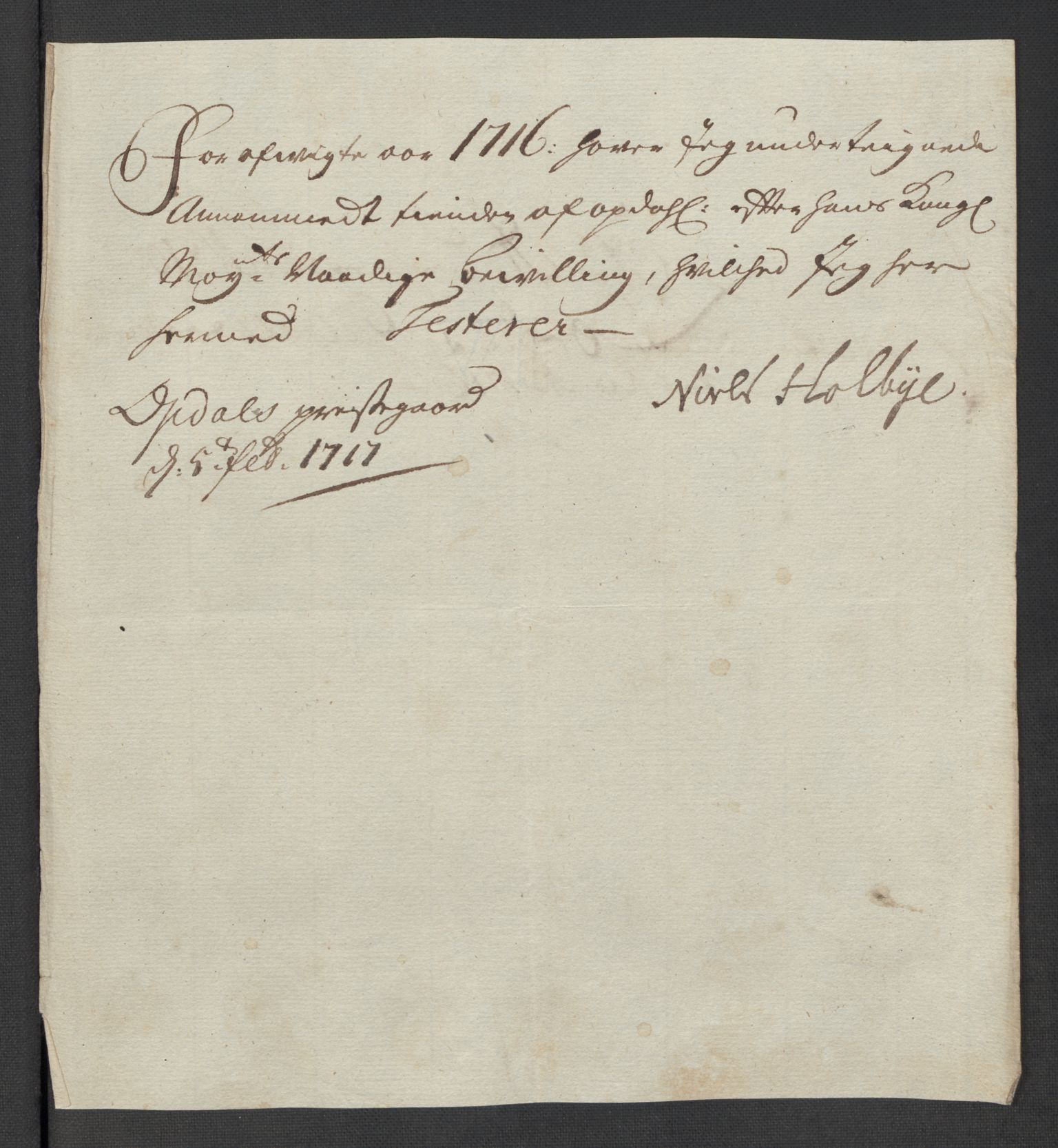 Rentekammeret inntil 1814, Reviderte regnskaper, Fogderegnskap, AV/RA-EA-4092/R60/L3967: Fogderegnskap Orkdal og Gauldal, 1716, p. 152