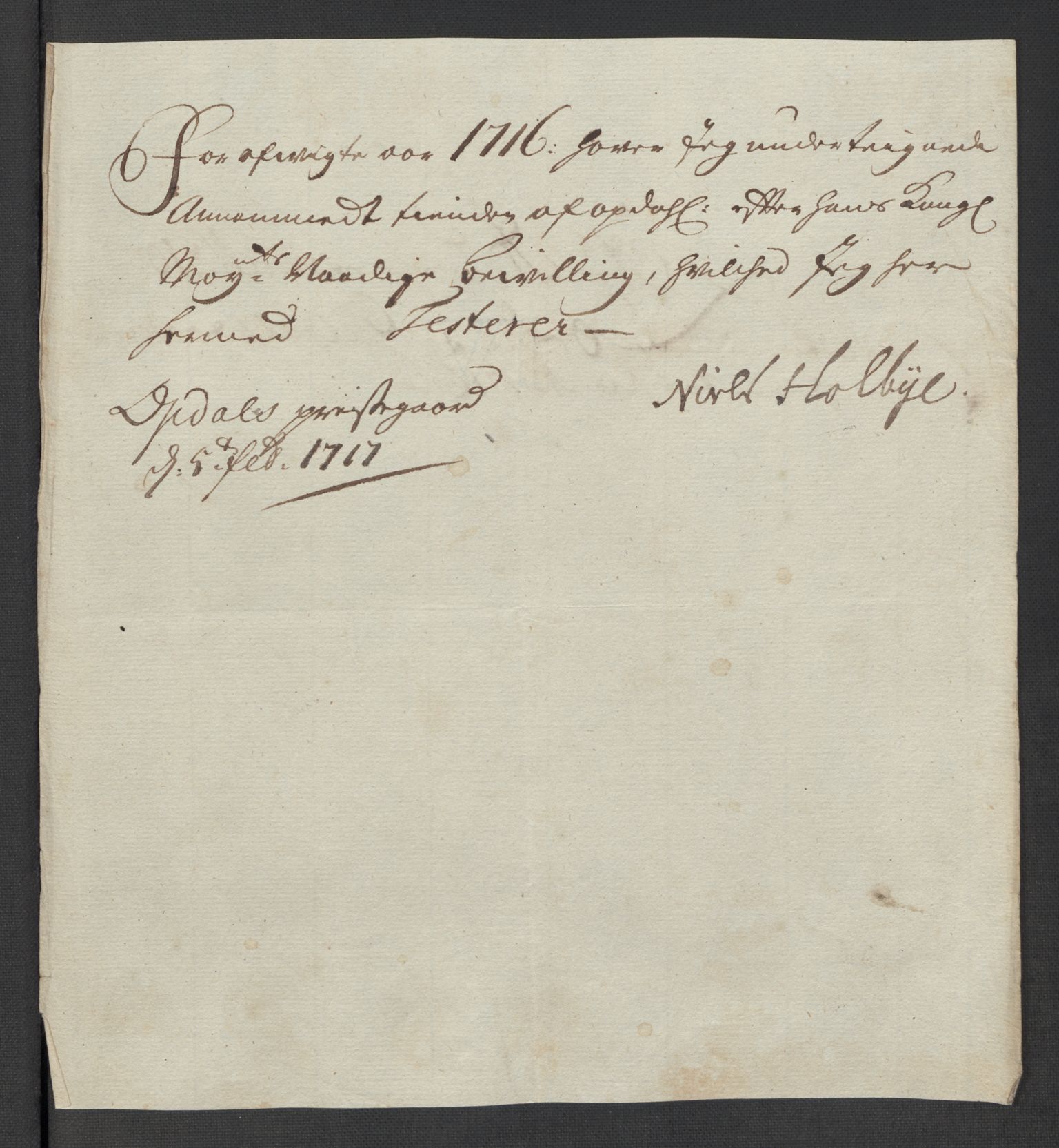 Rentekammeret inntil 1814, Reviderte regnskaper, Fogderegnskap, AV/RA-EA-4092/R60/L3967: Fogderegnskap Orkdal og Gauldal, 1716, p. 152