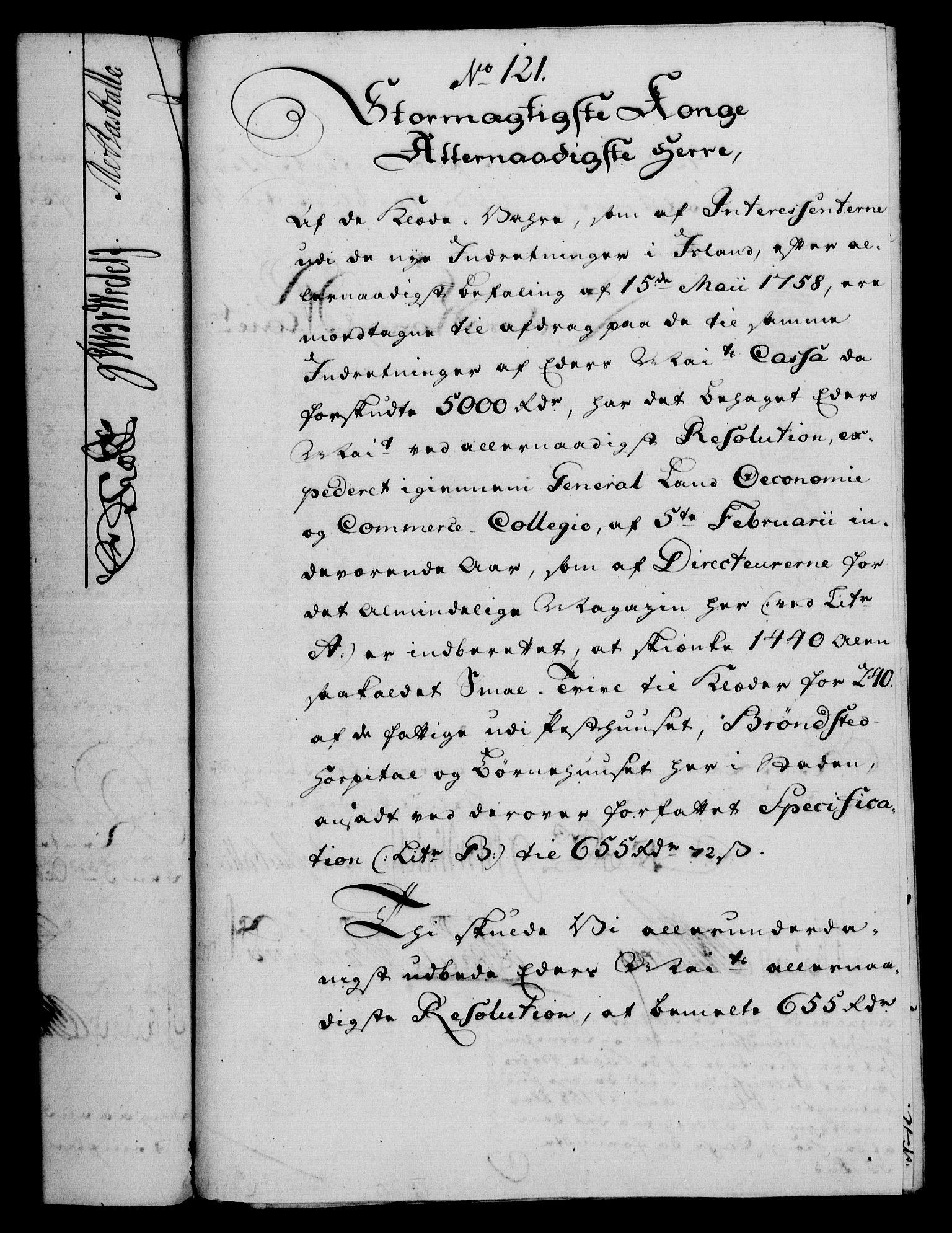 Rentekammeret, Kammerkanselliet, RA/EA-3111/G/Gf/Gfa/L0041: Norsk relasjons- og resolusjonsprotokoll (merket RK 52.41), 1759, p. 623