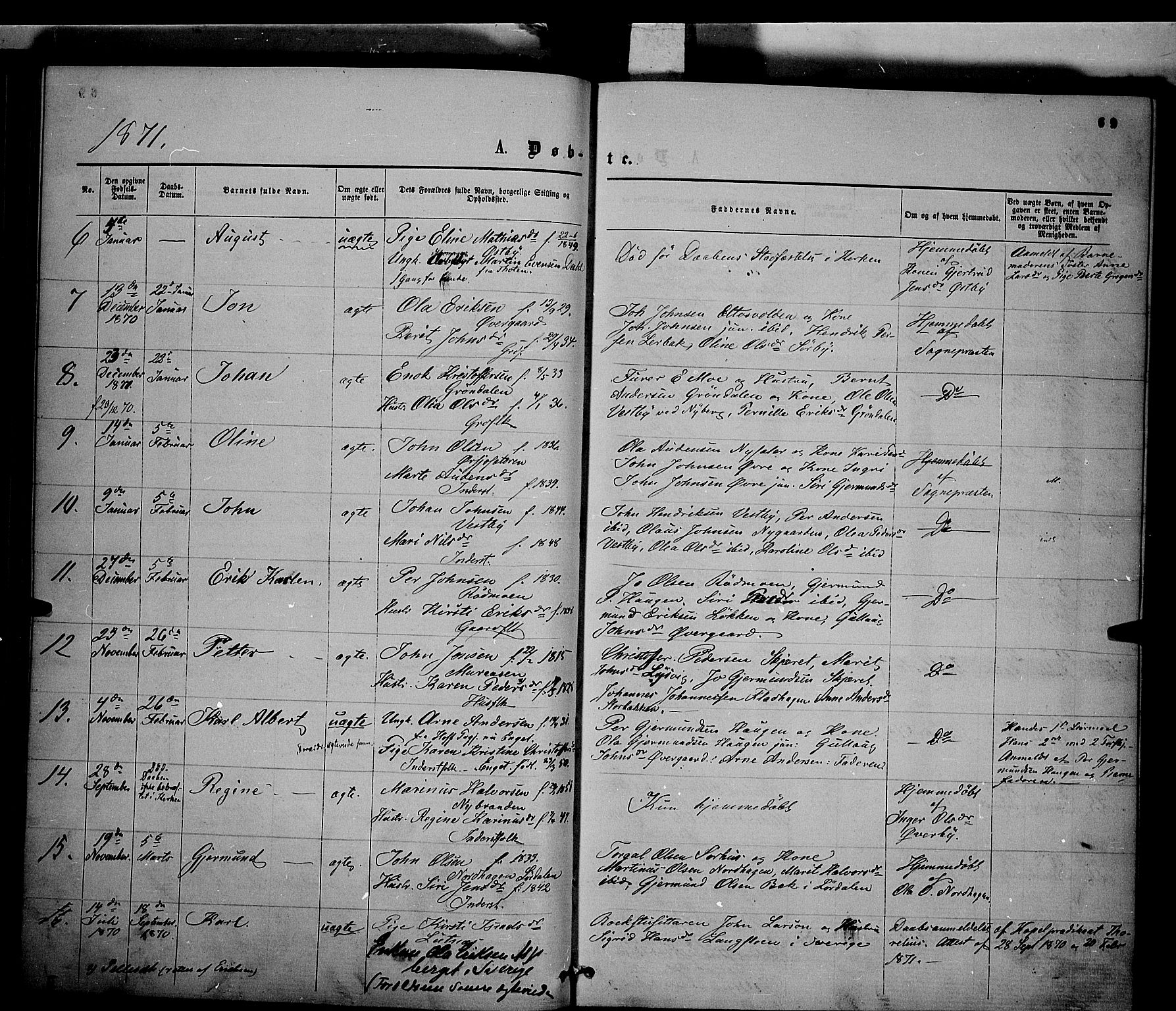 Trysil prestekontor, AV/SAH-PREST-046/H/Ha/Haa/L0006: Parish register (official) no. 6, 1866-1873, p. 69