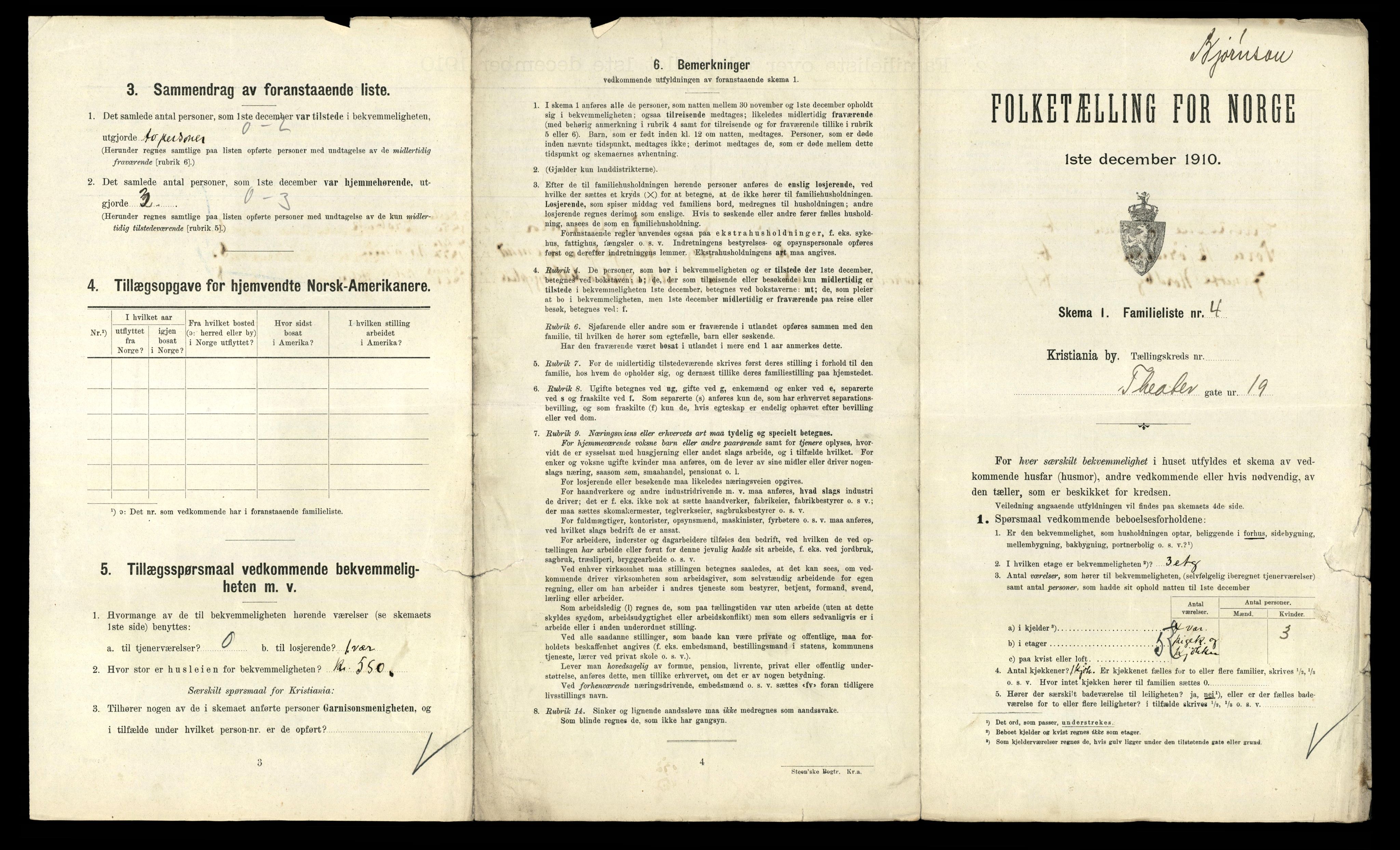 RA, 1910 census for Kristiania, 1910, p. 103195