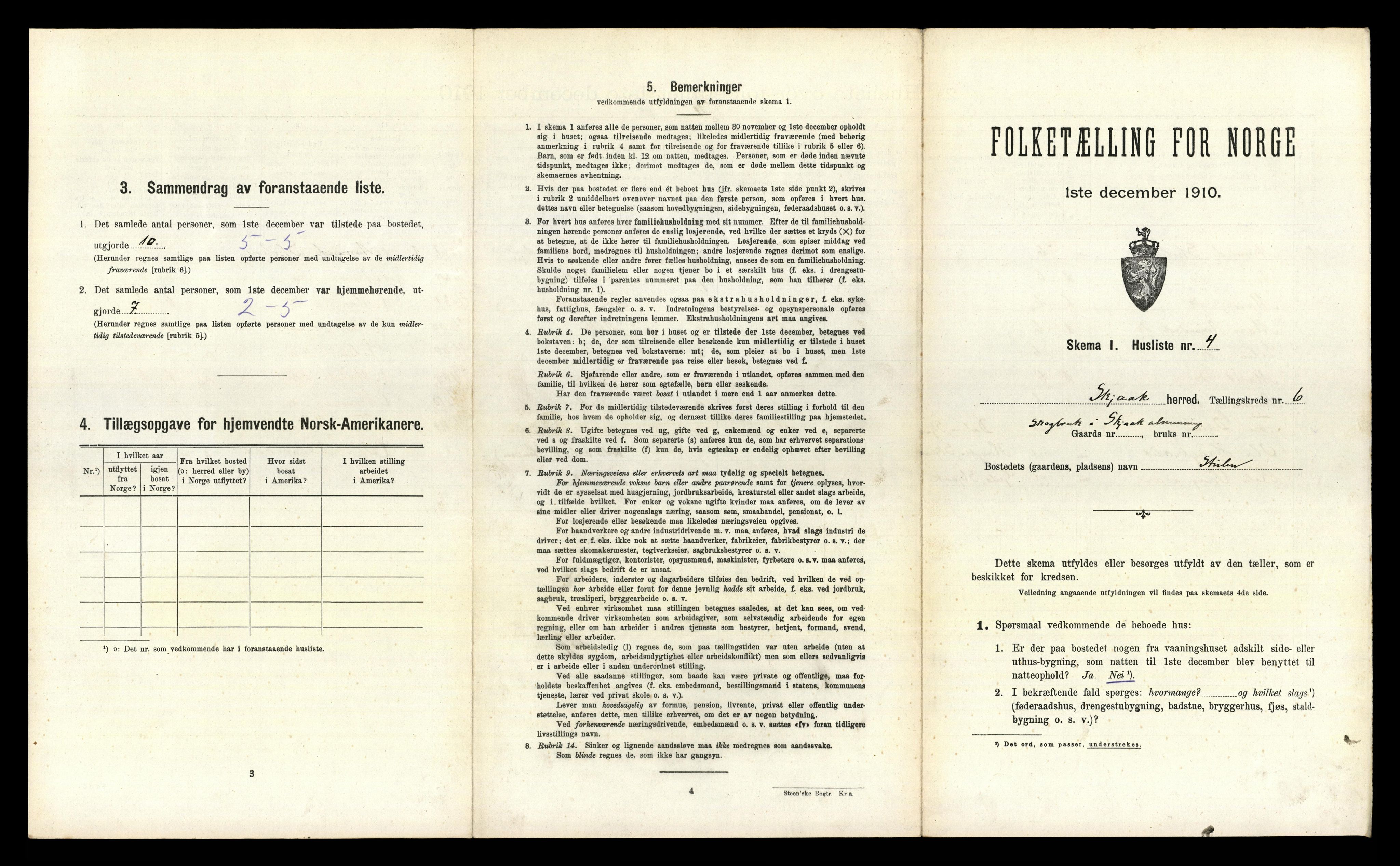 RA, 1910 census for Skjåk, 1910, p. 616