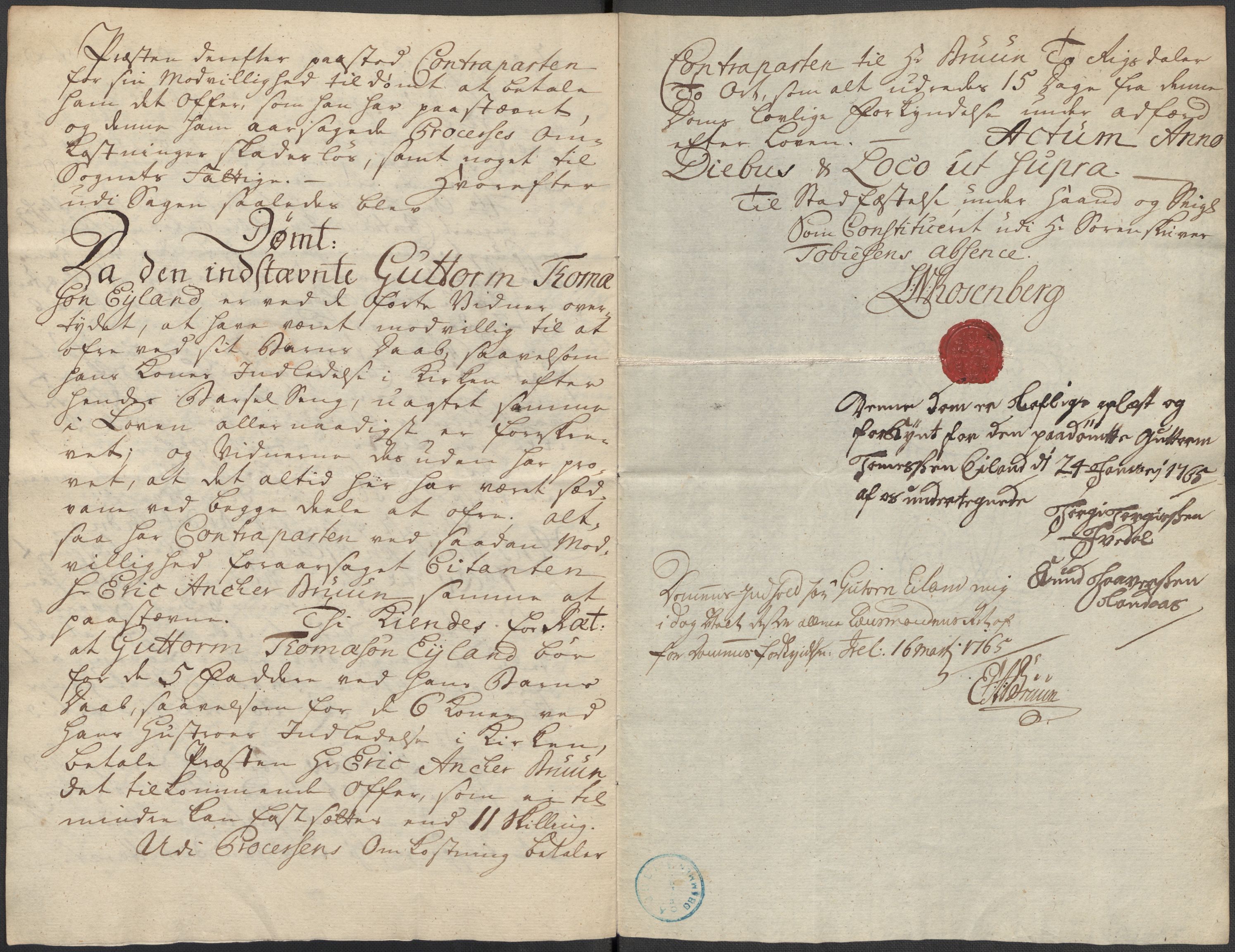 Riksarkivets diplomsamling, AV/RA-EA-5965/F15/L0031: Prestearkiv - Aust-Agder, Vest-Agder og Rogaland, 1575-1768, p. 83