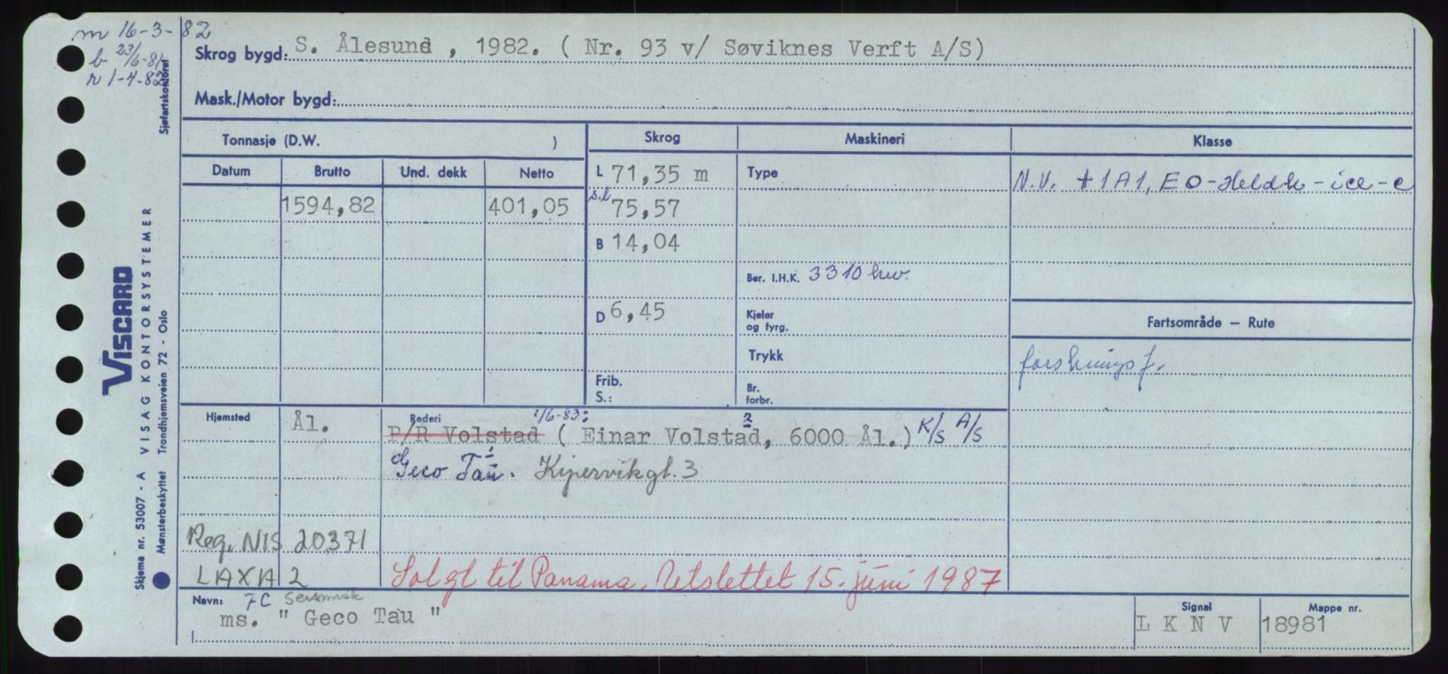 Sjøfartsdirektoratet med forløpere, Skipsmålingen, AV/RA-S-1627/H/Hd/L0012: Fartøy, G-Glø, p. 165