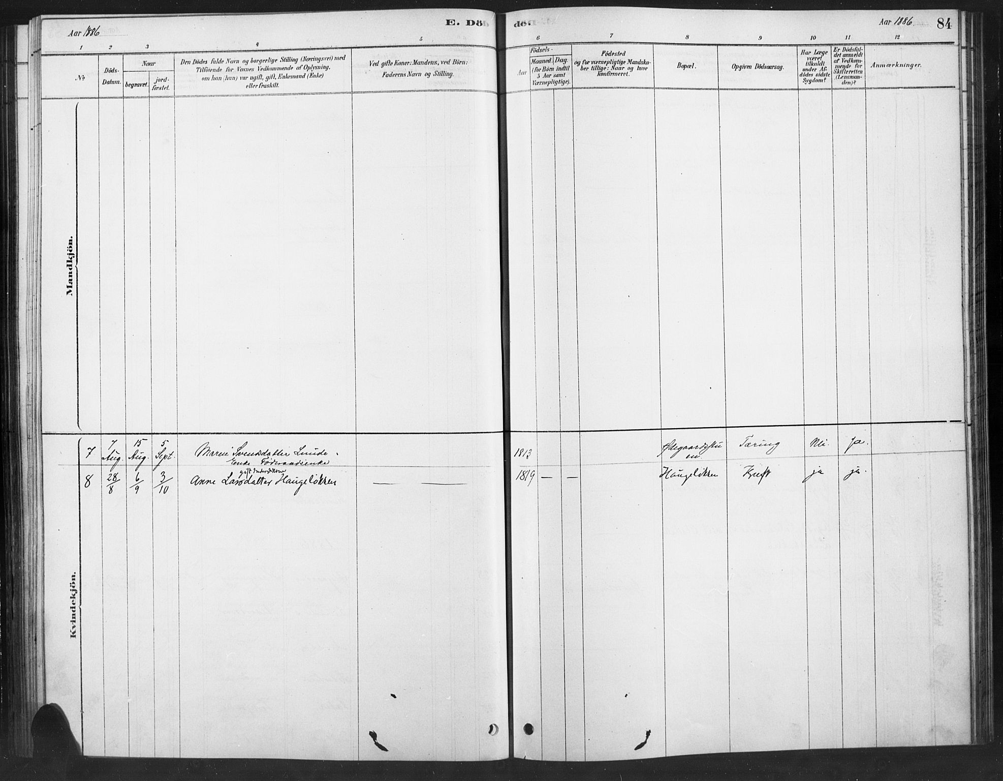 Ringebu prestekontor, SAH/PREST-082/H/Ha/Haa/L0010: Parish register (official) no. 10, 1878-1898, p. 84