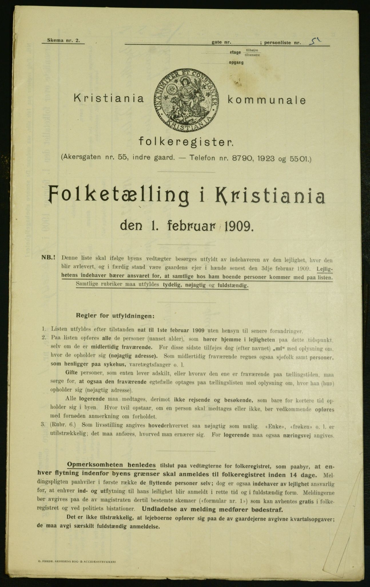 OBA, Municipal Census 1909 for Kristiania, 1909, p. 21843