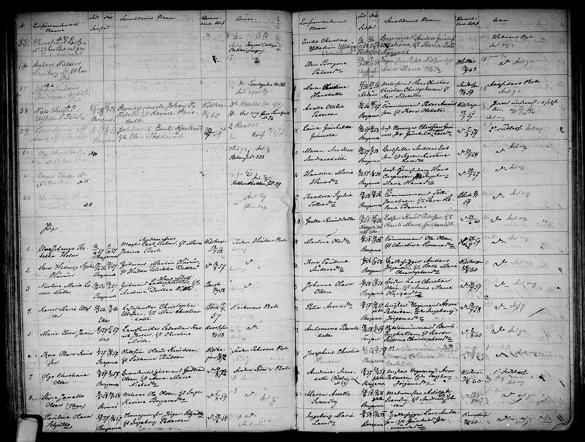 Bragernes kirkebøker, AV/SAKO-A-6/G/Ga/L0003: Parish register (copy) no. 3, 1864-1878