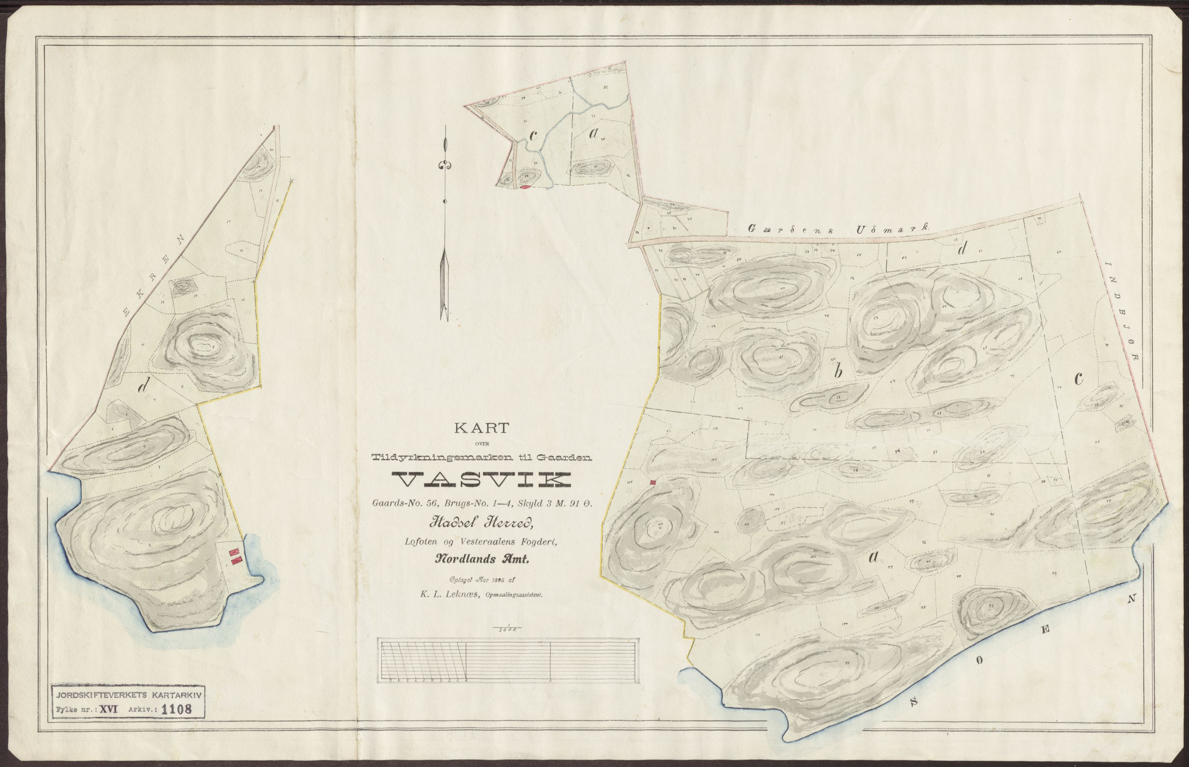 Jordskifteverkets kartarkiv, AV/RA-S-3929/T, 1859-1988, p. 1271