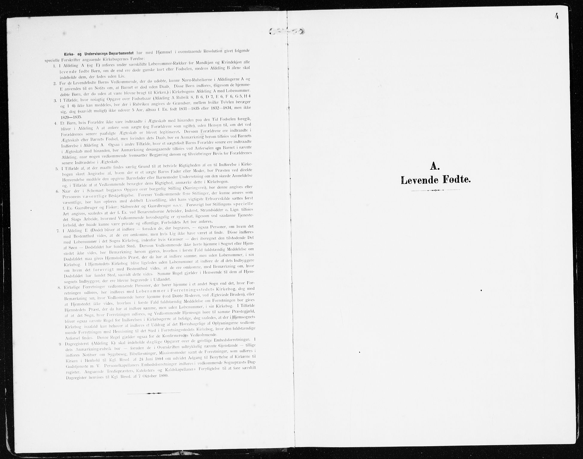 Bremanger sokneprestembete, SAB/A-82201/H/Haa/Haac/L0001: Parish register (official) no. C 1, 1908-1921, p. 4
