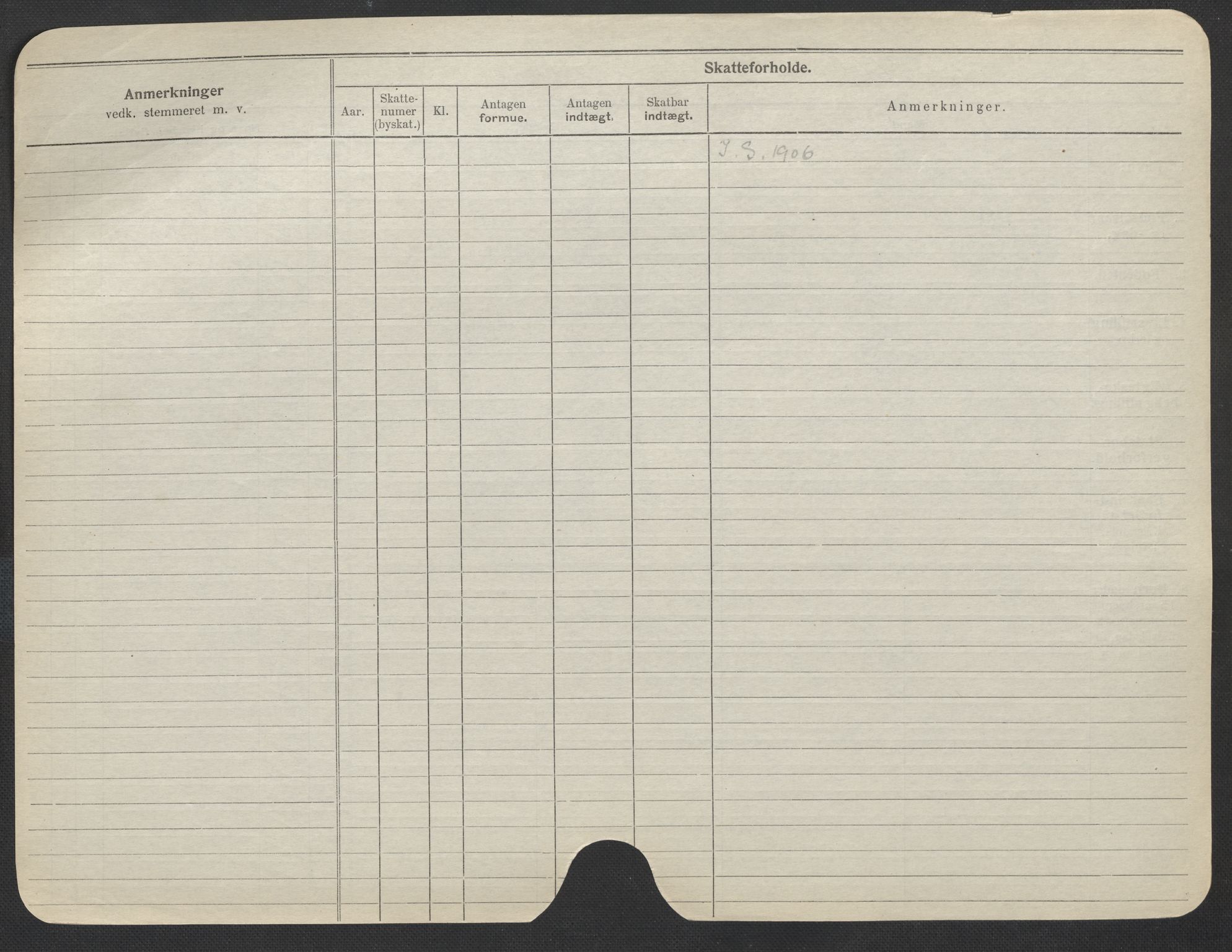 Oslo folkeregister, Registerkort, SAO/A-11715/F/Fa/Fac/L0015: Kvinner, 1906-1914, p. 325b