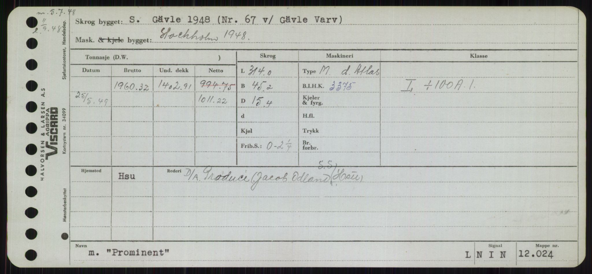 Sjøfartsdirektoratet med forløpere, Skipsmålingen, RA/S-1627/H/Hb/L0004: Fartøy, O-S, p. 163