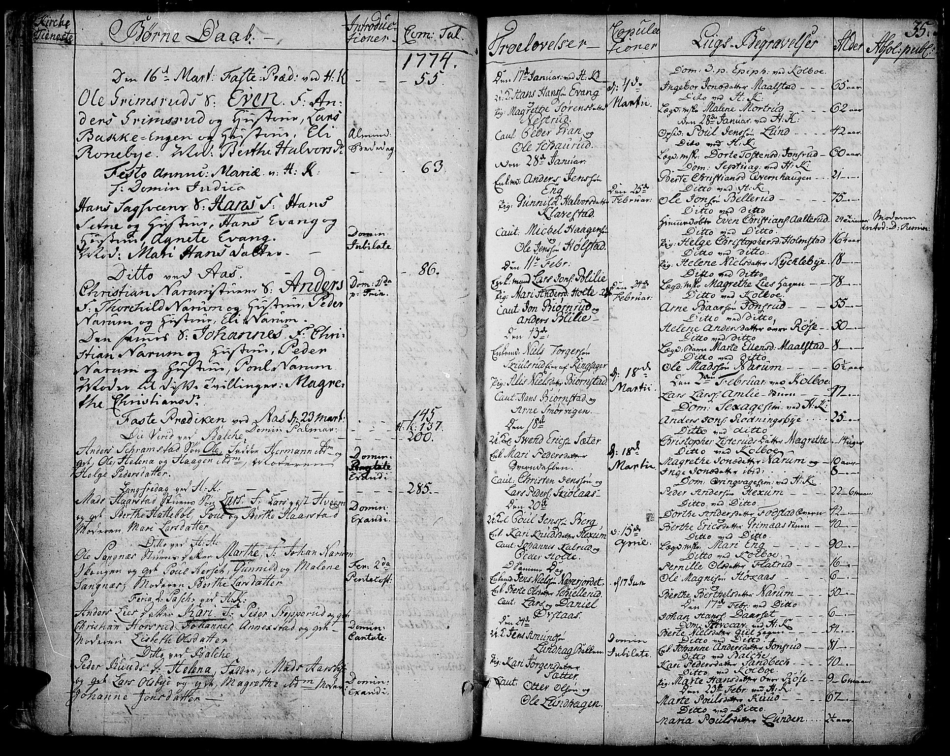 Toten prestekontor, AV/SAH-PREST-102/H/Ha/Haa/L0006: Parish register (official) no. 6, 1773-1793, p. 35