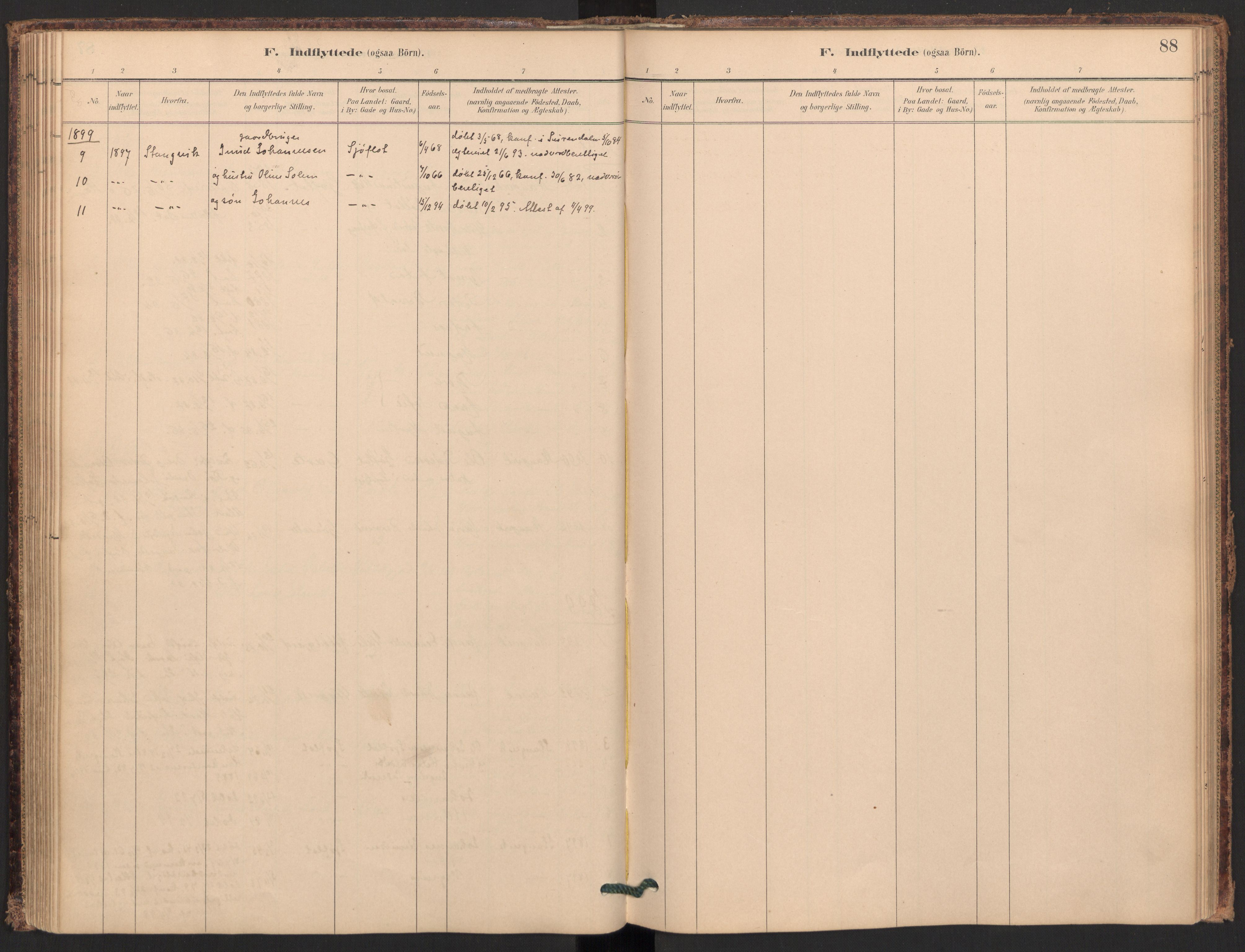 Ministerialprotokoller, klokkerbøker og fødselsregistre - Møre og Romsdal, AV/SAT-A-1454/595/L1047: Parish register (official) no. 595A09, 1885-1900, p. 88