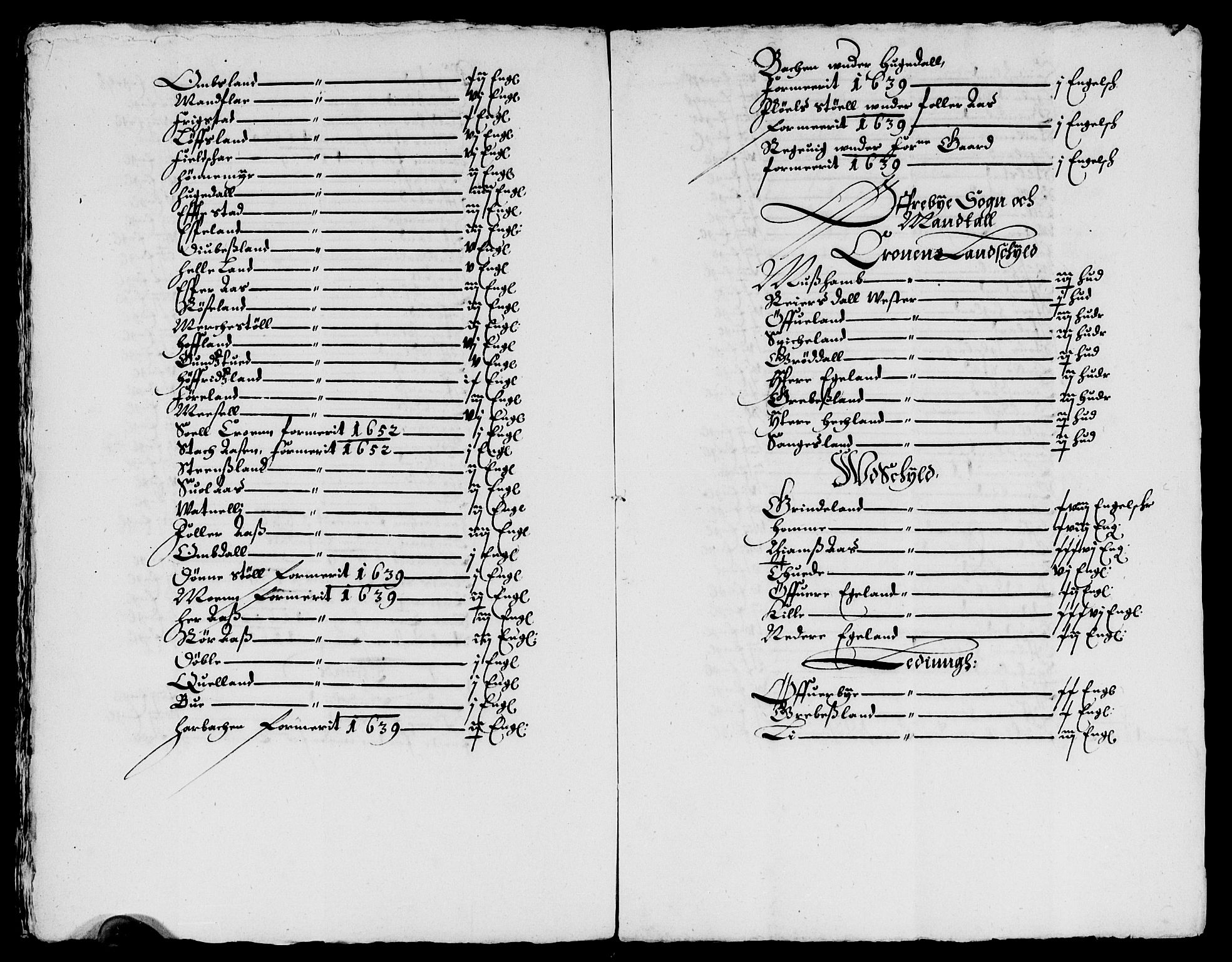 Rentekammeret inntil 1814, Reviderte regnskaper, Lensregnskaper, RA/EA-5023/R/Rb/Rbq/L0041: Nedenes len. Mandals len. Råbyggelag., 1651-1653