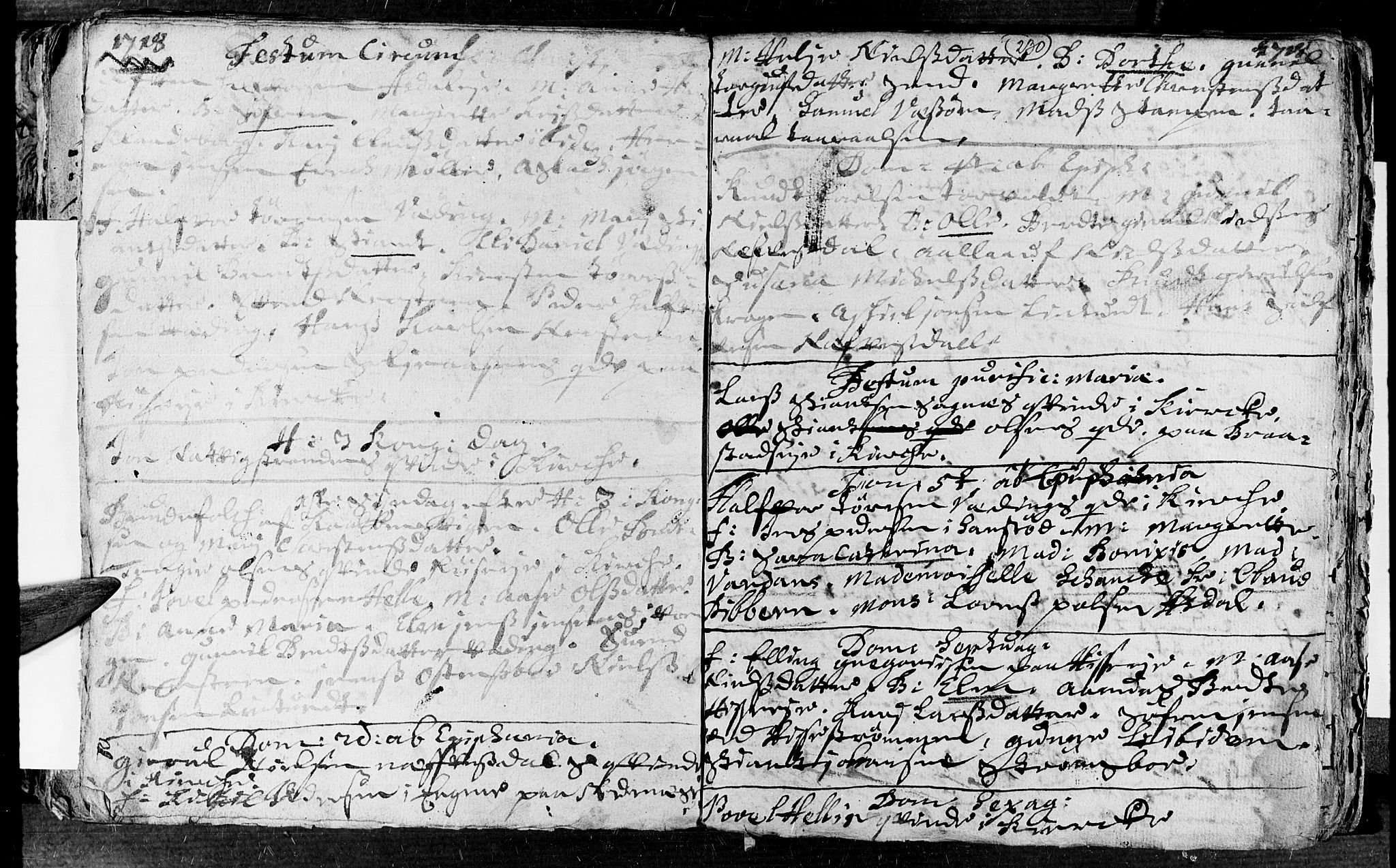 Øyestad sokneprestkontor, AV/SAK-1111-0049/F/Fa/L0002: Parish register (official) no. A 2, 1692-1722, p. 230