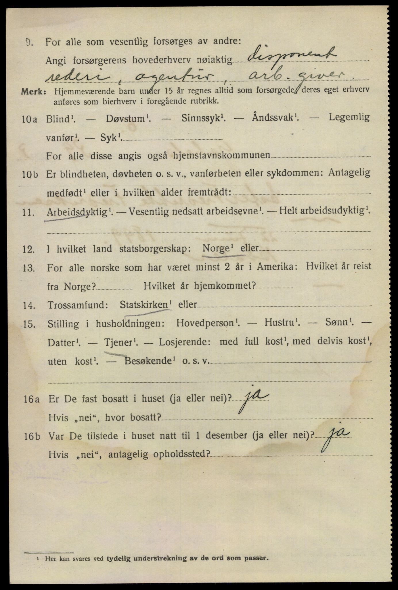 SAO, 1920 census for Kristiania, 1920, p. 246706